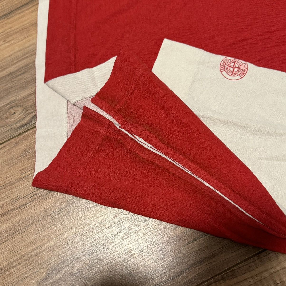 Stone Island × Supreme STONE ISLAND x SUPREME FW 23 LONG SLEEVE TOP “RED” Size US M / EU 48-50 / 2 - 4 Thumbnail