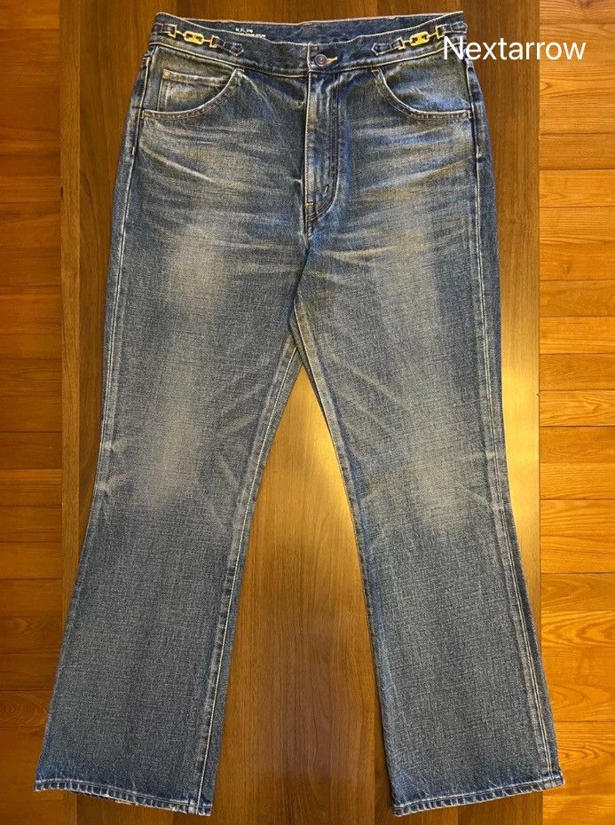 Celine Celine 22ss Triumphal Arch Micro Pull Jeans2410-Nextarrow Size US 32 / EU 48 - 1 Thumbnail