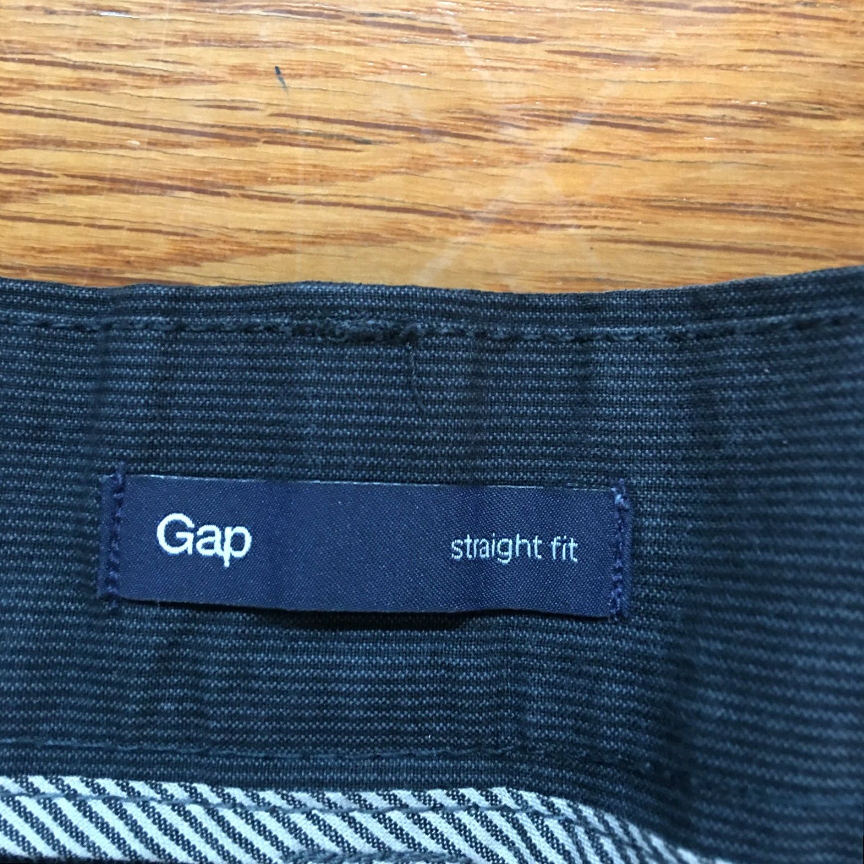 Gap Gap Mens Regular Flat Front Straight Fit Casual Black Dress Pants Size 33X32 Slacks Pants Size US 33 - 7 Thumbnail
