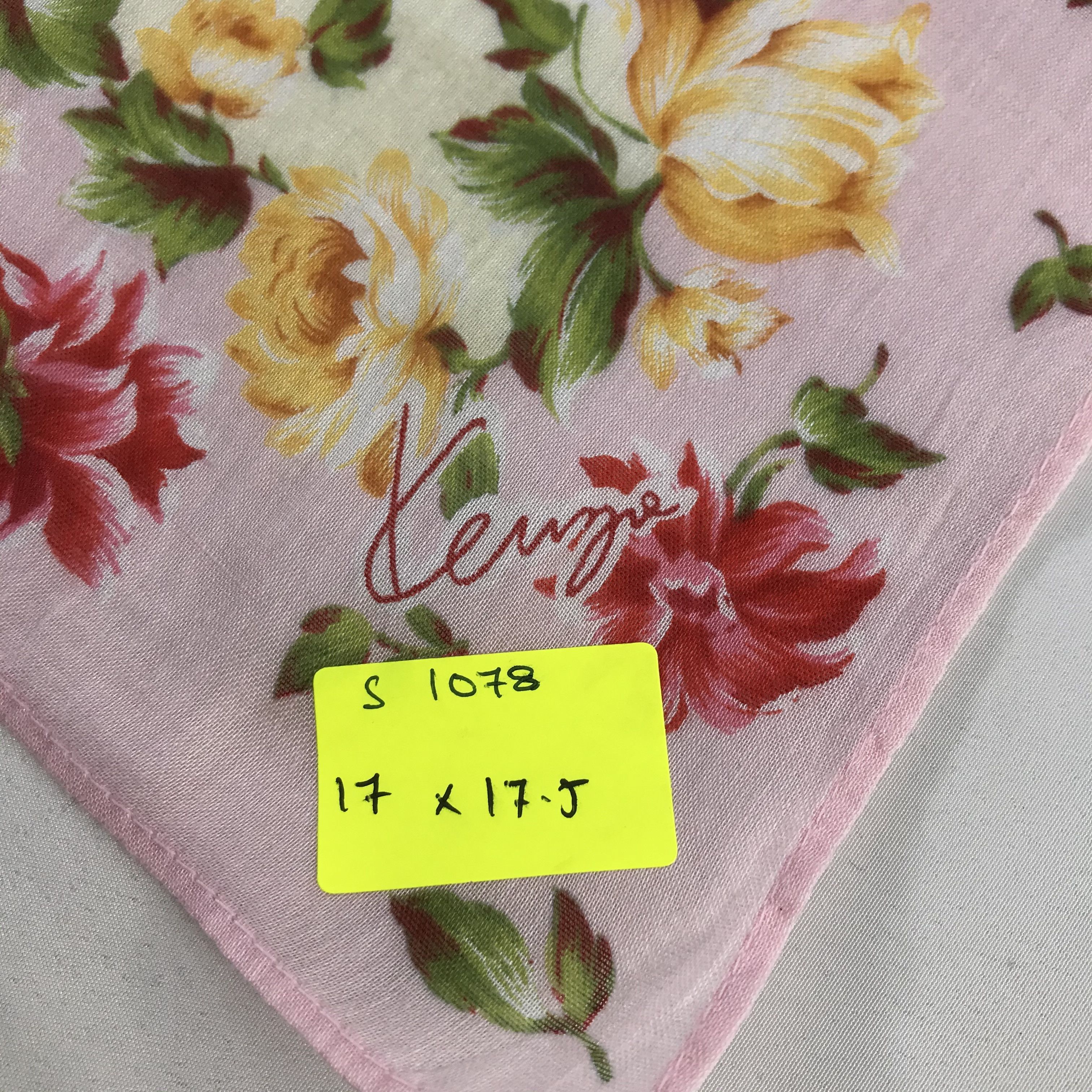 Kenzo × Vintage Kenzo Bandana / Handkerchief / Neckerchief - S1078 Size ONE SIZE - 5 Thumbnail