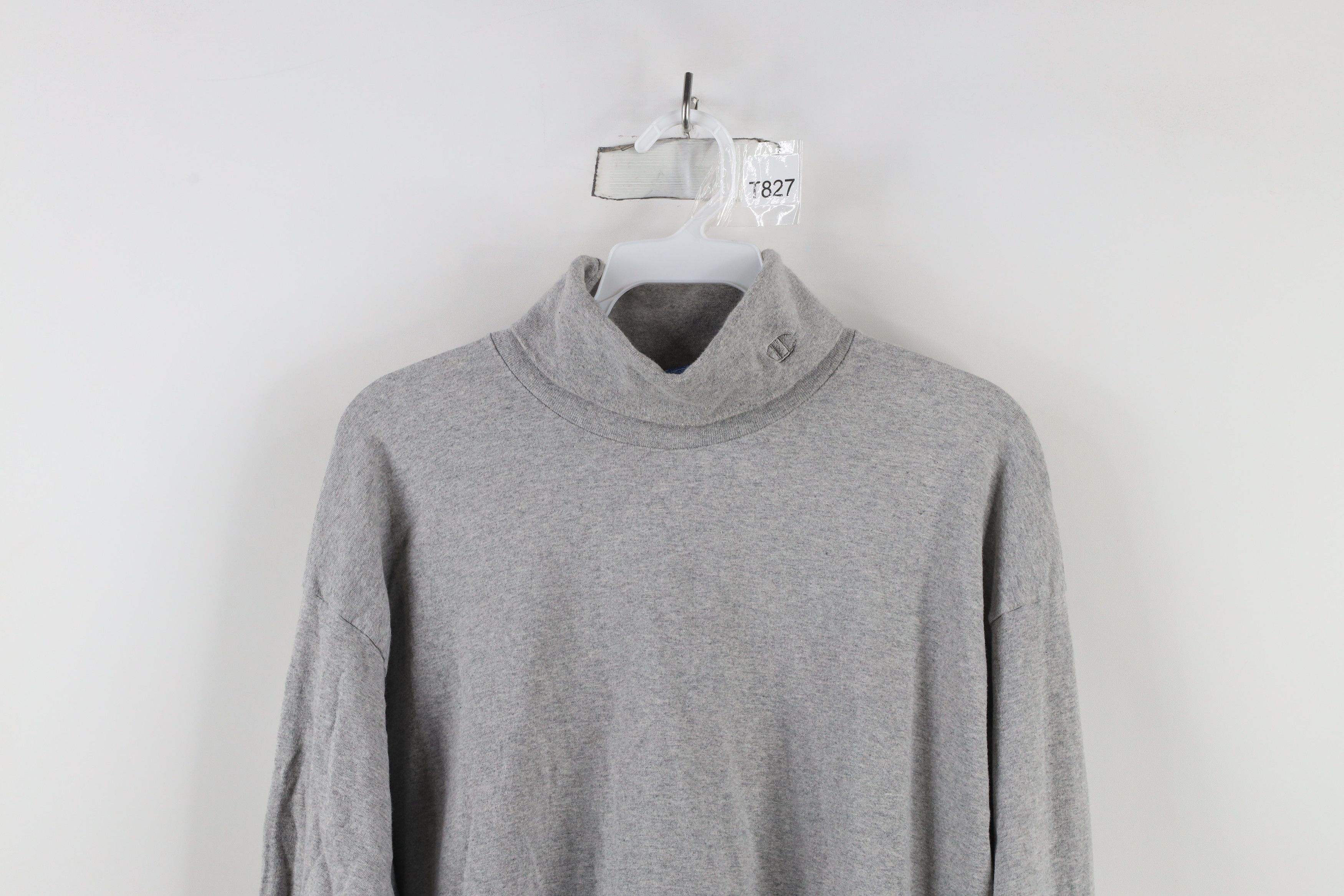 Champion × Vintage Vintage 90s Champion Logo Long Sleeve Turtleneck T-Shirt Size US M / EU 48-50 / 2 - 2 Thumbnail