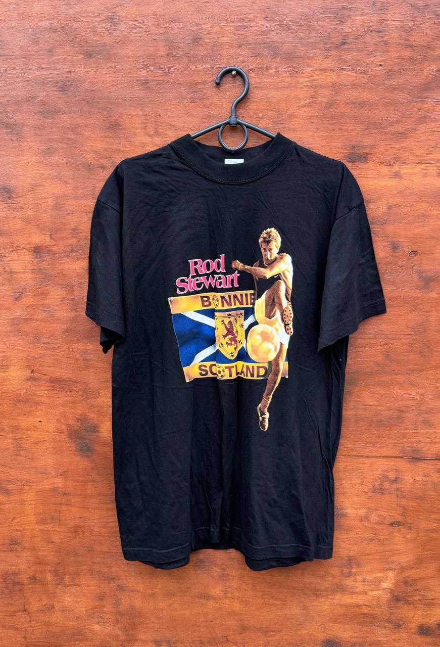 Band Tees Rod Stewart 1999 Bonnie Scotland Hampden Park Concert sz L Size US L / EU 52-54 / 3 - 1 Thumbnail