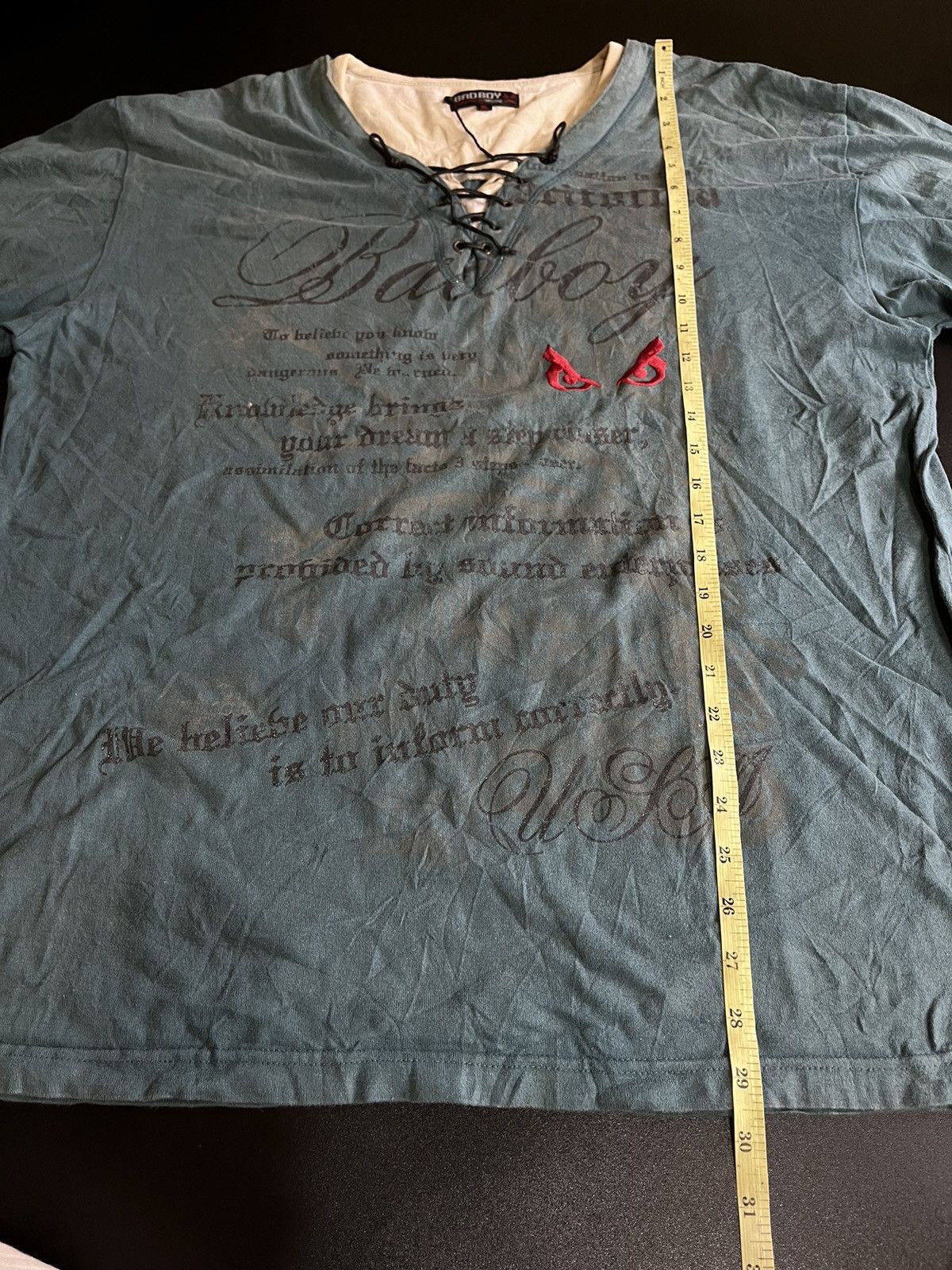 Hysteric Glamour × If Six Was Nine × Japanese Brand 2000s badboy poem double layer japanese style y2k Size US XL / EU 56 / 4 - 9 Thumbnail