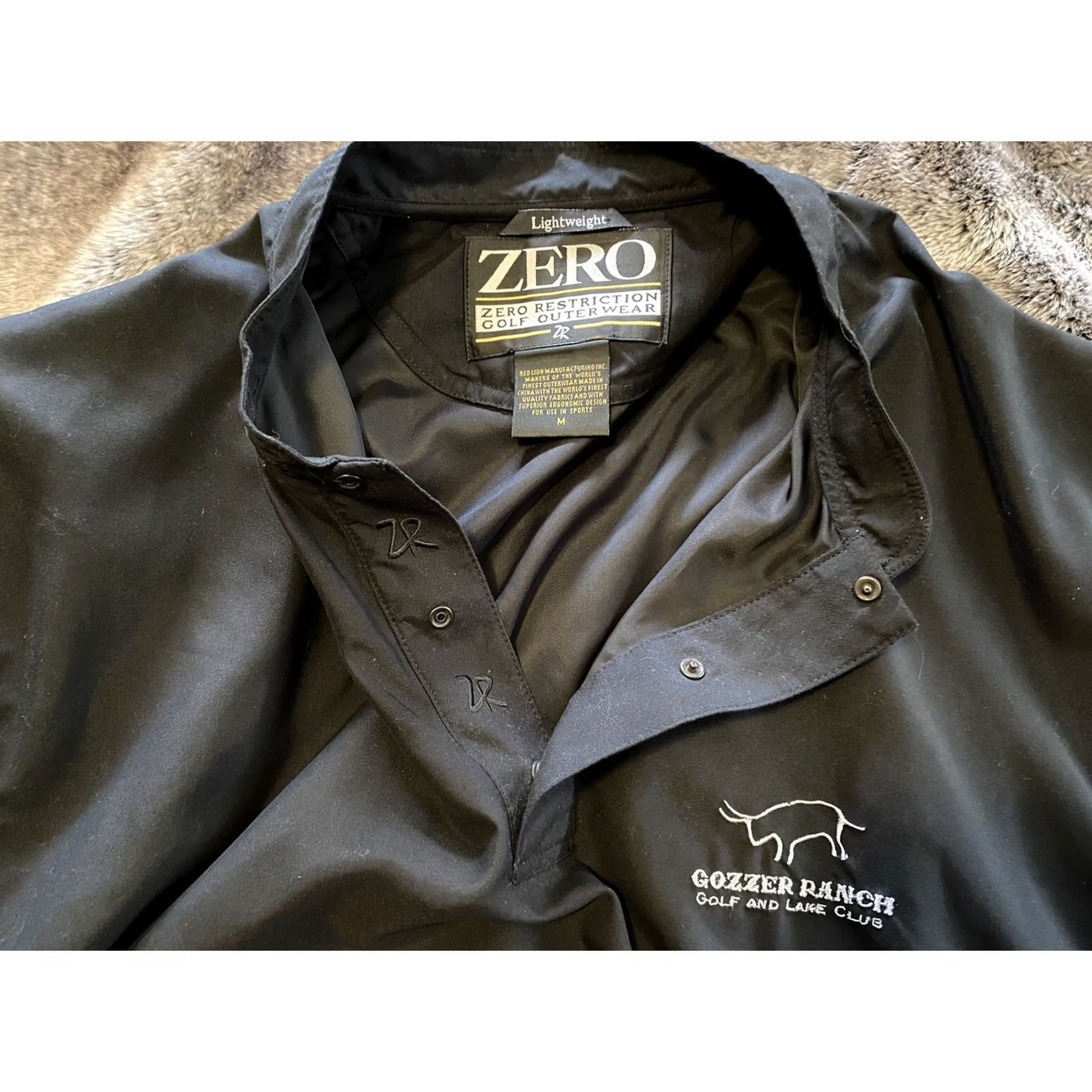 Vintage VINTAGE Zero Restriction Lightweight Vest Mens L Black Cotton Knit Logo V-Neck All Seasons Golf Size US L / EU 52-54 / 3 - 4 Thumbnail
