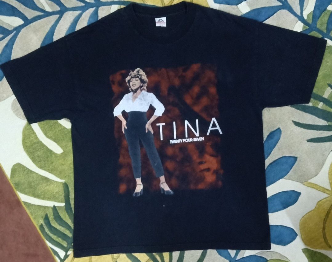 Band Tees Vintage Tina Turner Twenty Four Seven Tour T-shirt Size US XL / EU 56 / 4 - 3 Thumbnail