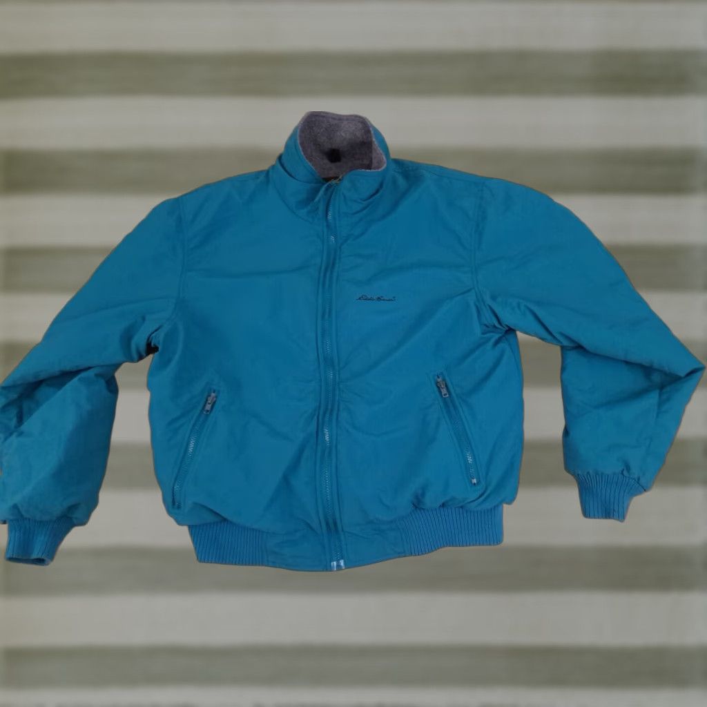 Eddie Bauer Eddie Bauer Jacket USA Made Full Zip Green-Teal Lightly Insulated L Size US L / EU 52-54 / 3 - 1 Thumbnail