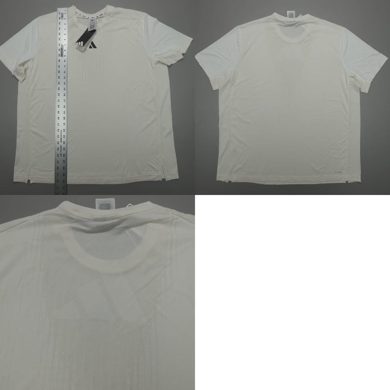 Adidas adidas Airchill Crew Neck Short Sleeve Athletic T-Shirt Men's 2XL White Chalk JE5747 Size US XXL / EU 58 / 5 - 8 Thumbnail