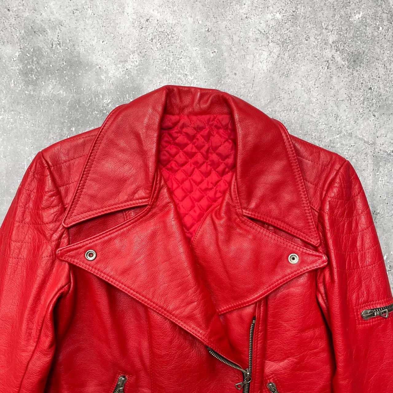 Vintage Vintage 70s 80s Furygan Motorcycle Leather Jacket Women’s 42 Size M / US 6-8 / IT 42-44 - 2 Thumbnail