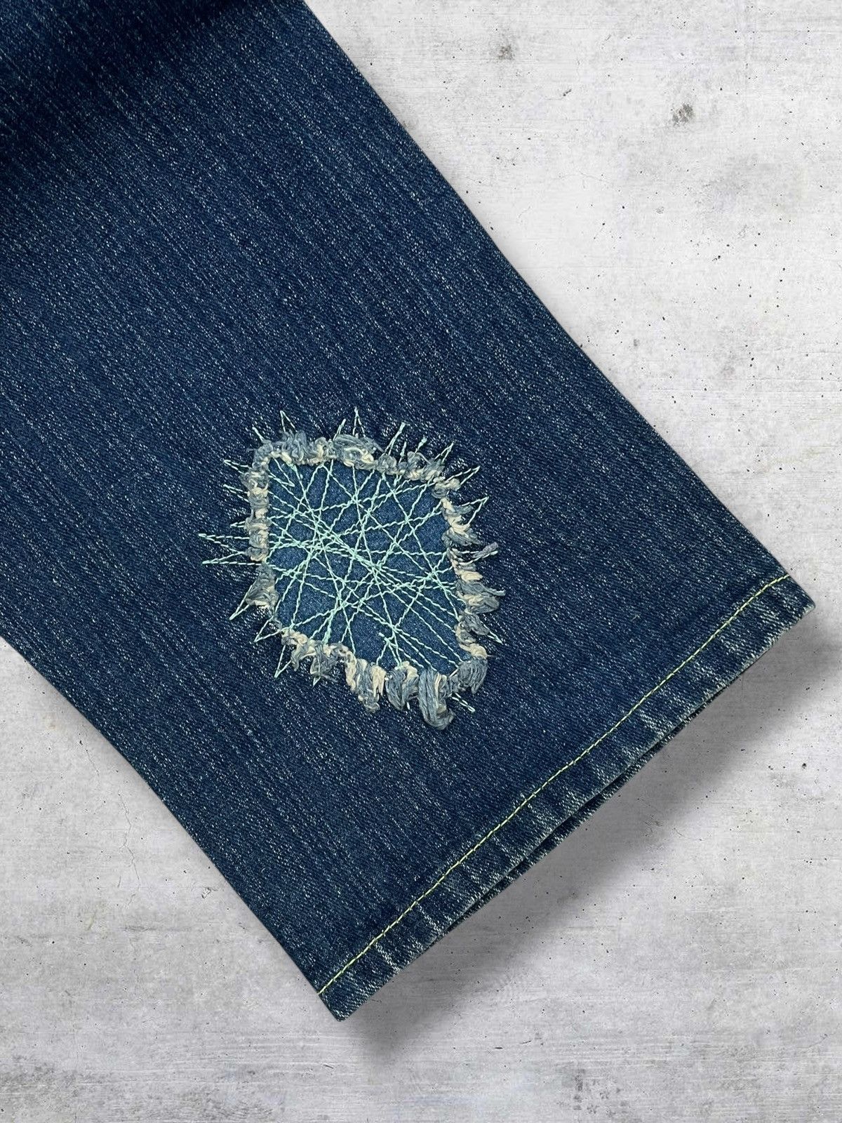 Hysteric Glamour VINTAGE SCENARIO STREETWEAR JAPAN DAICOCK DISTRESS OG DENIM Size US 33 - 3 Thumbnail