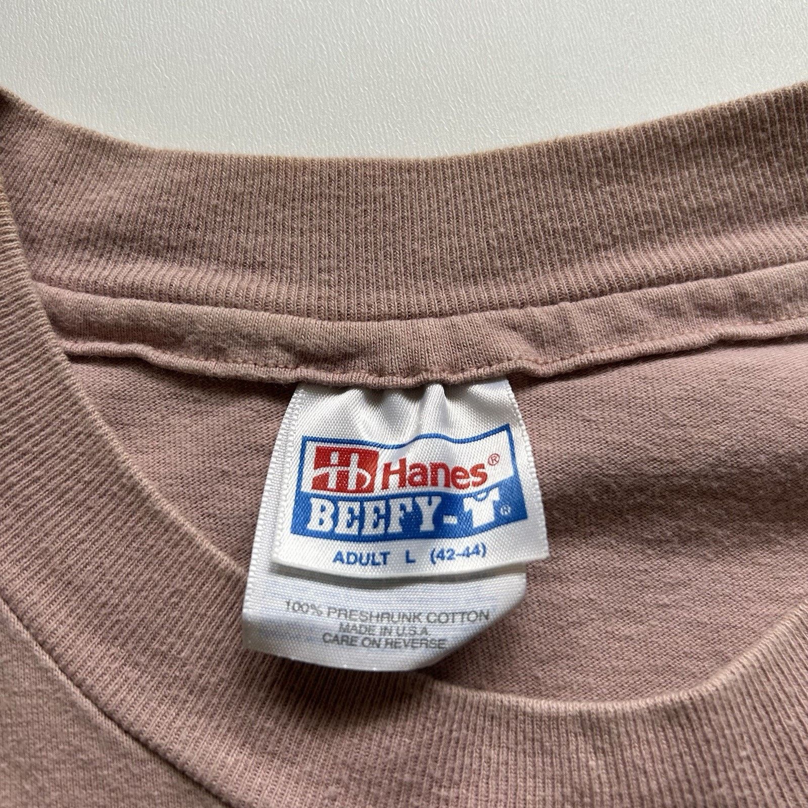 Hanes × Vintage Vintage Hanes Beefy-T Shirt Large 90s Racing Sprint Car Art Size US L / EU 52-54 / 3 - 5 Thumbnail