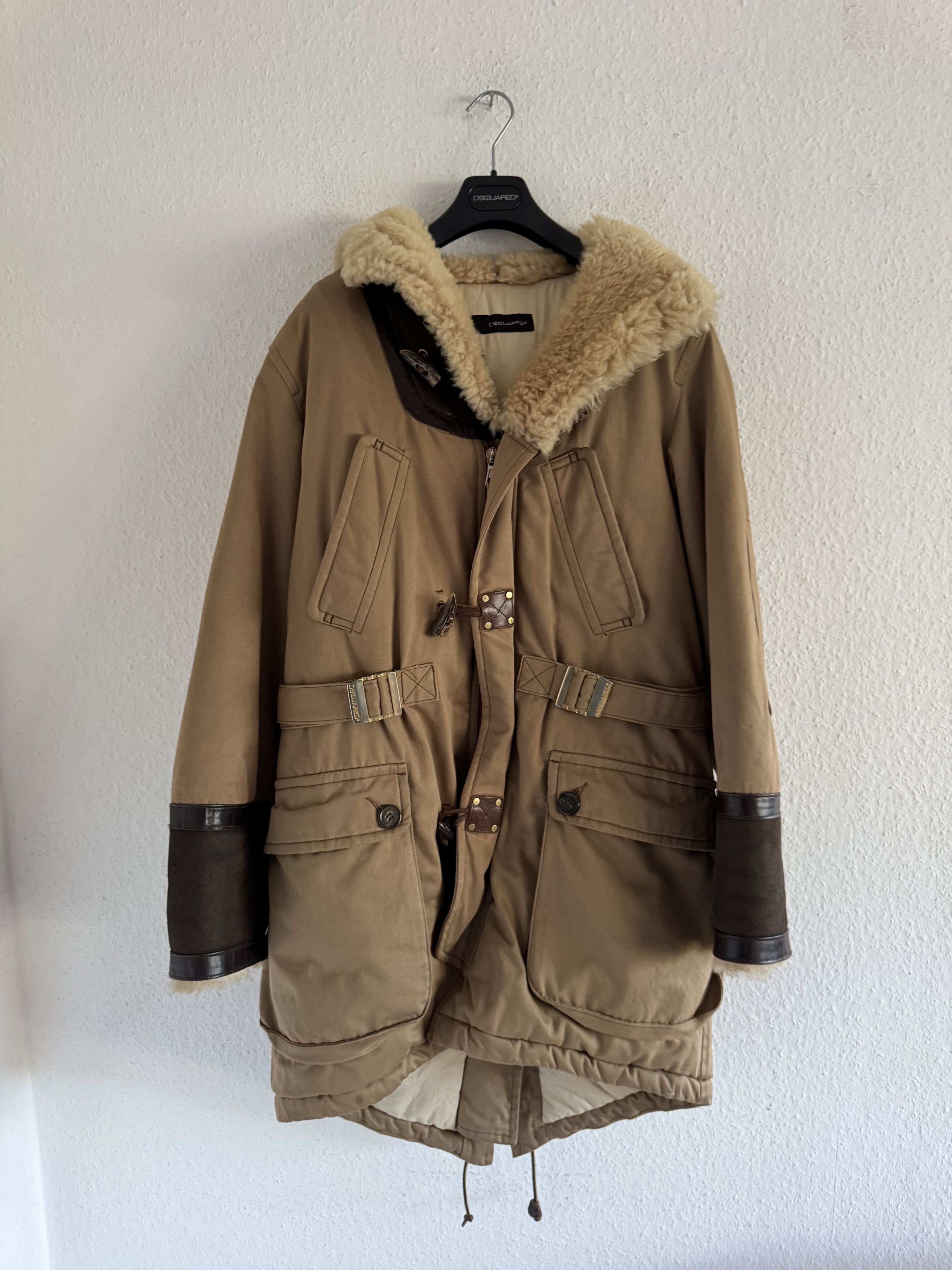 Dsquared2 FW03 Runway Shearling Parka Size US S / EU 44-46 / 1 - 2 Thumbnail