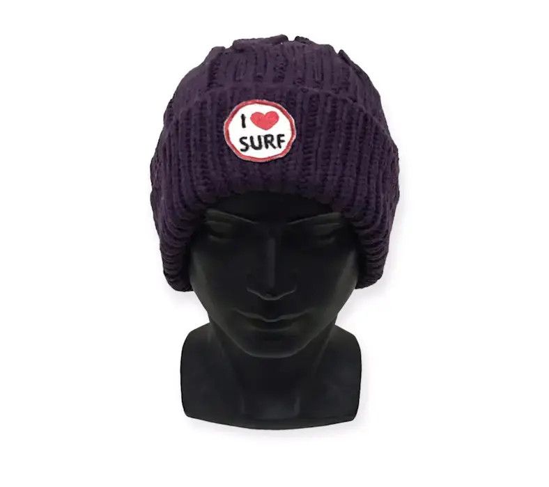 Surf Style Bobble Beanie Hat