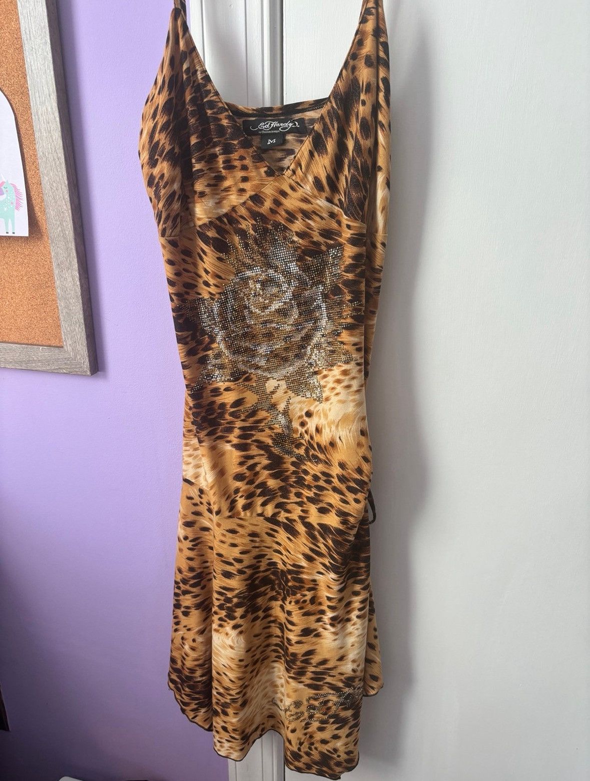 Ed Hardy Medium Ed hardy animal print rhinestone dress Size M / US 6-8 / IT 42-44 - 1 Thumbnail
