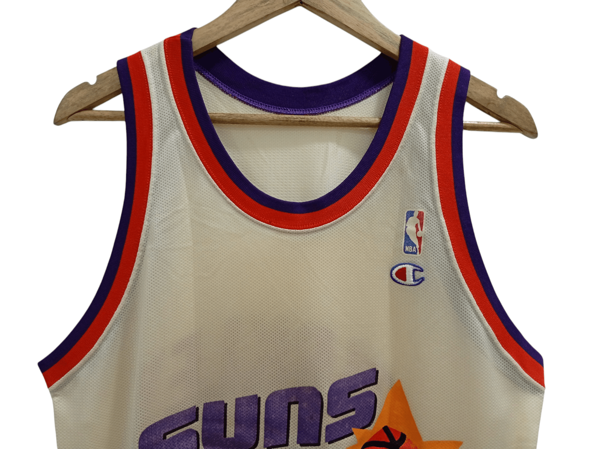 Champion × Vintage 🔥🔥Vintage Champion Phoenix Suns Charles Barkley 34 Jersey Size US M / EU 48-50 / 2 - 16 Thumbnail