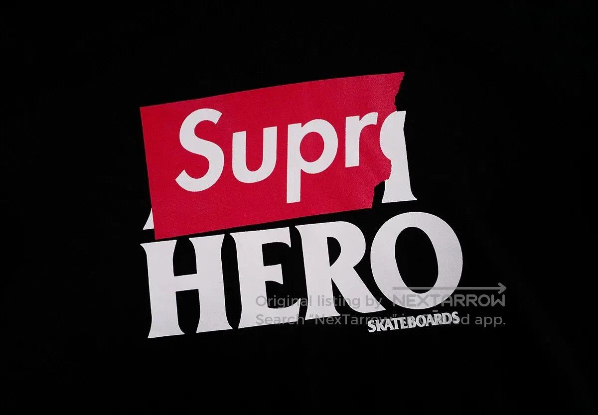 Supreme supreme x anti hero zip up hooded sweatshirt. Size US L / EU 52-54 / 3 - 5 Thumbnail