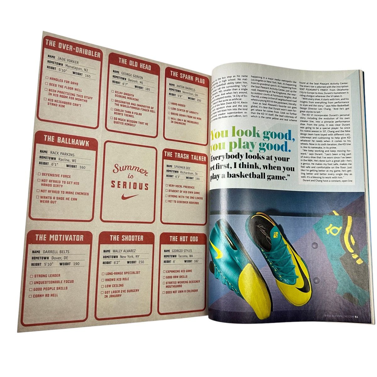 NBA Slam Magazine KICKS Sneakers BJ Felton Grieves Kemba Walker Size ONE SIZE - 3 Thumbnail