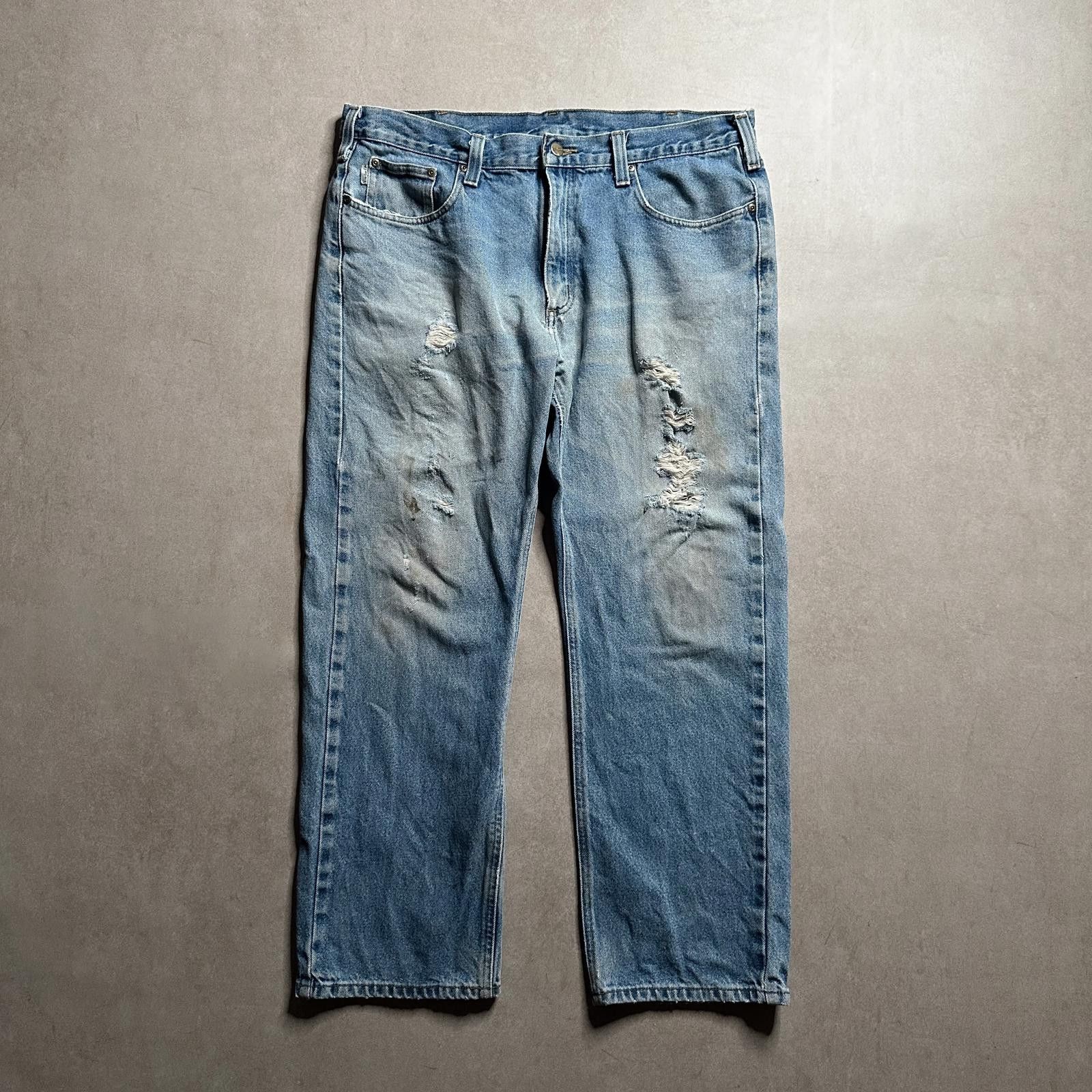 Carhartt Vintage Carhartt Ripped Jeans - 38in Size US 38 / EU 54 - 1 Thumbnail