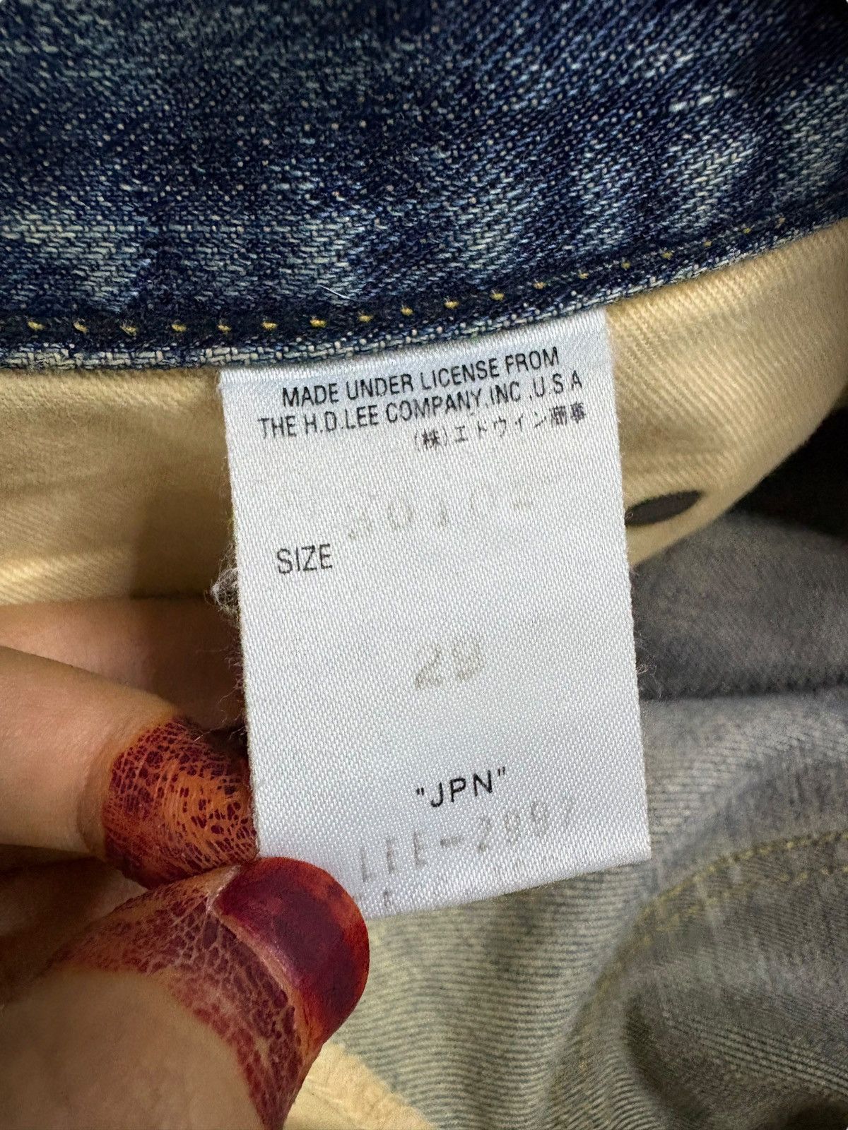Japanese Brand × Lee Vintage Lee Sick Mud Wash Distressed Bootcut Flare Jeans Size US 29 - 11 Thumbnail