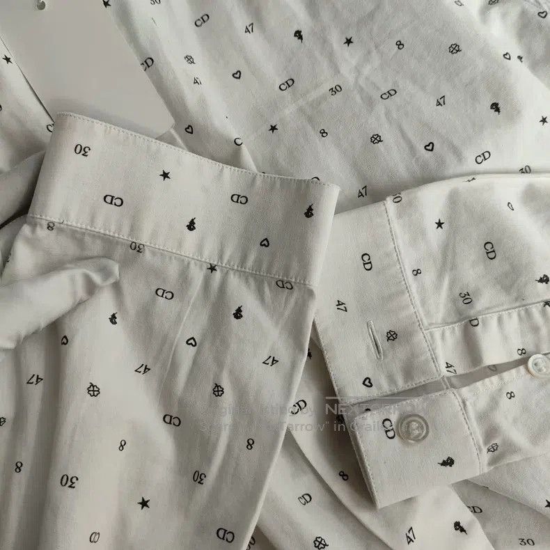 Dior Dior Size41 Old-fashioned printed shirt Size US XXS / EU 40 - 7 Thumbnail