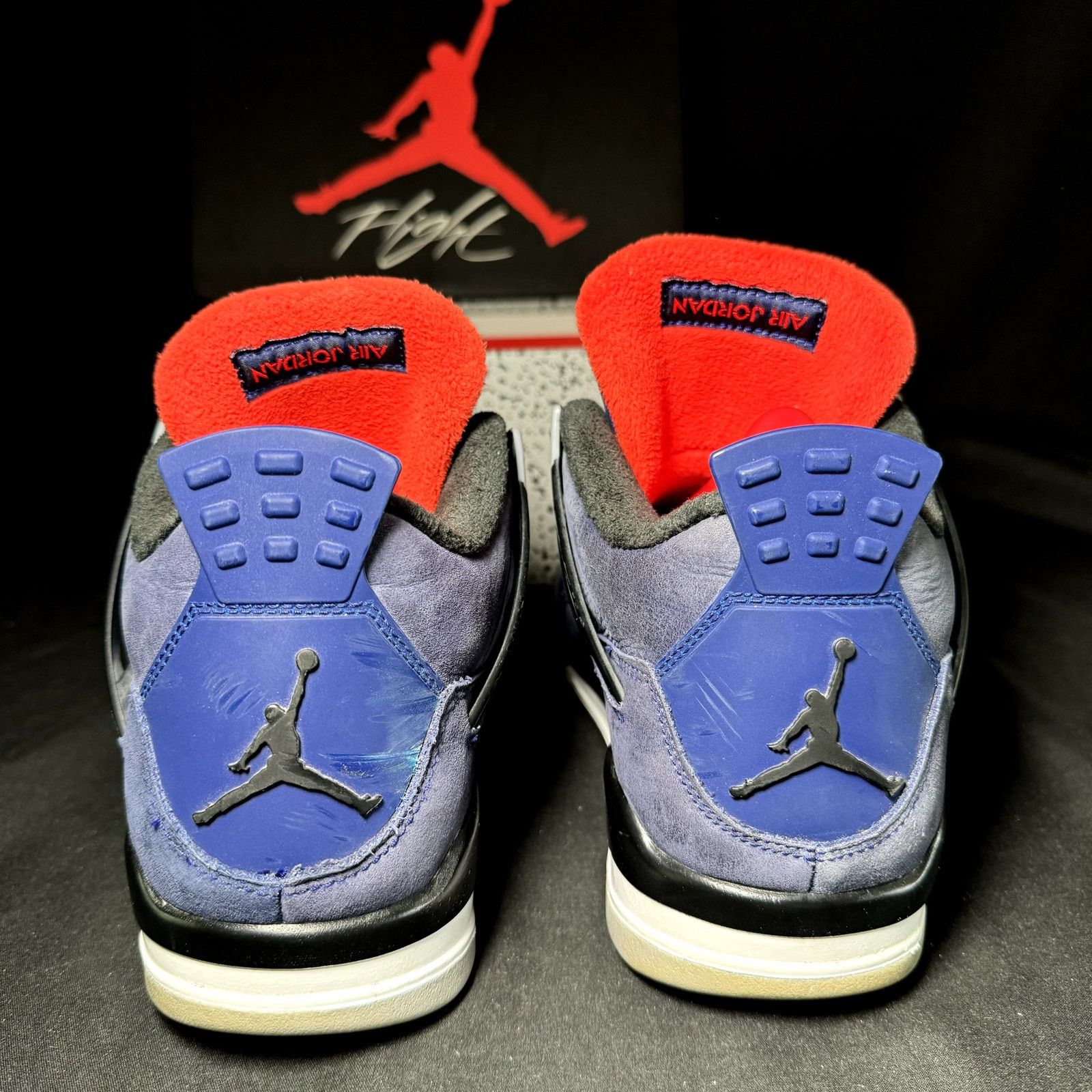 Jordan Brand × Nike Size 10 - Nike Air Jordan 4 Retro Winter Loyal Blue Shoes Size US 10 / EU 43 - 5 Thumbnail