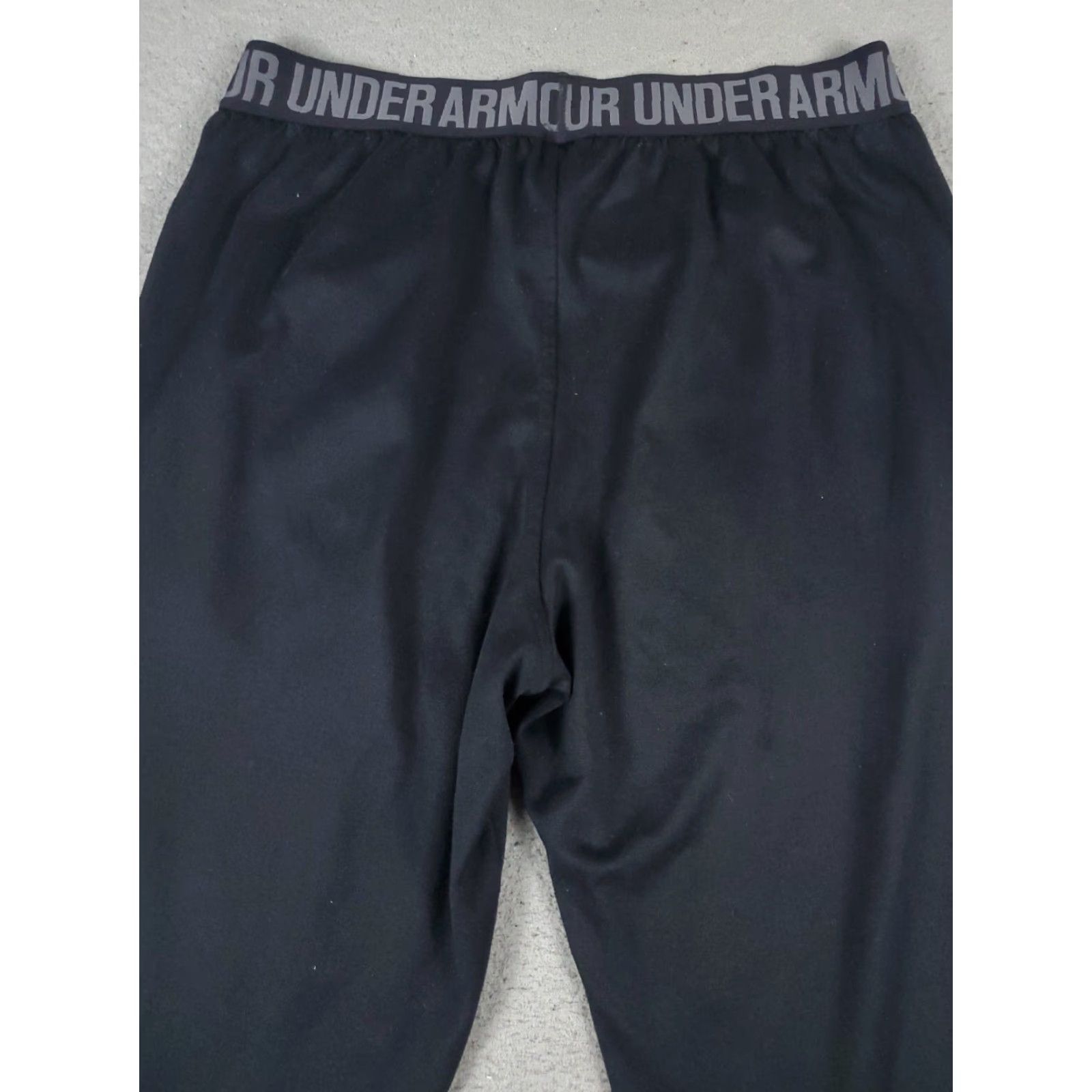 Under Armour Under Armour Pants Men Small Black Lightweight Active Track Sweatpants Joggers Regular Fit with Pockets Size US 29 - 6 Thumbnail