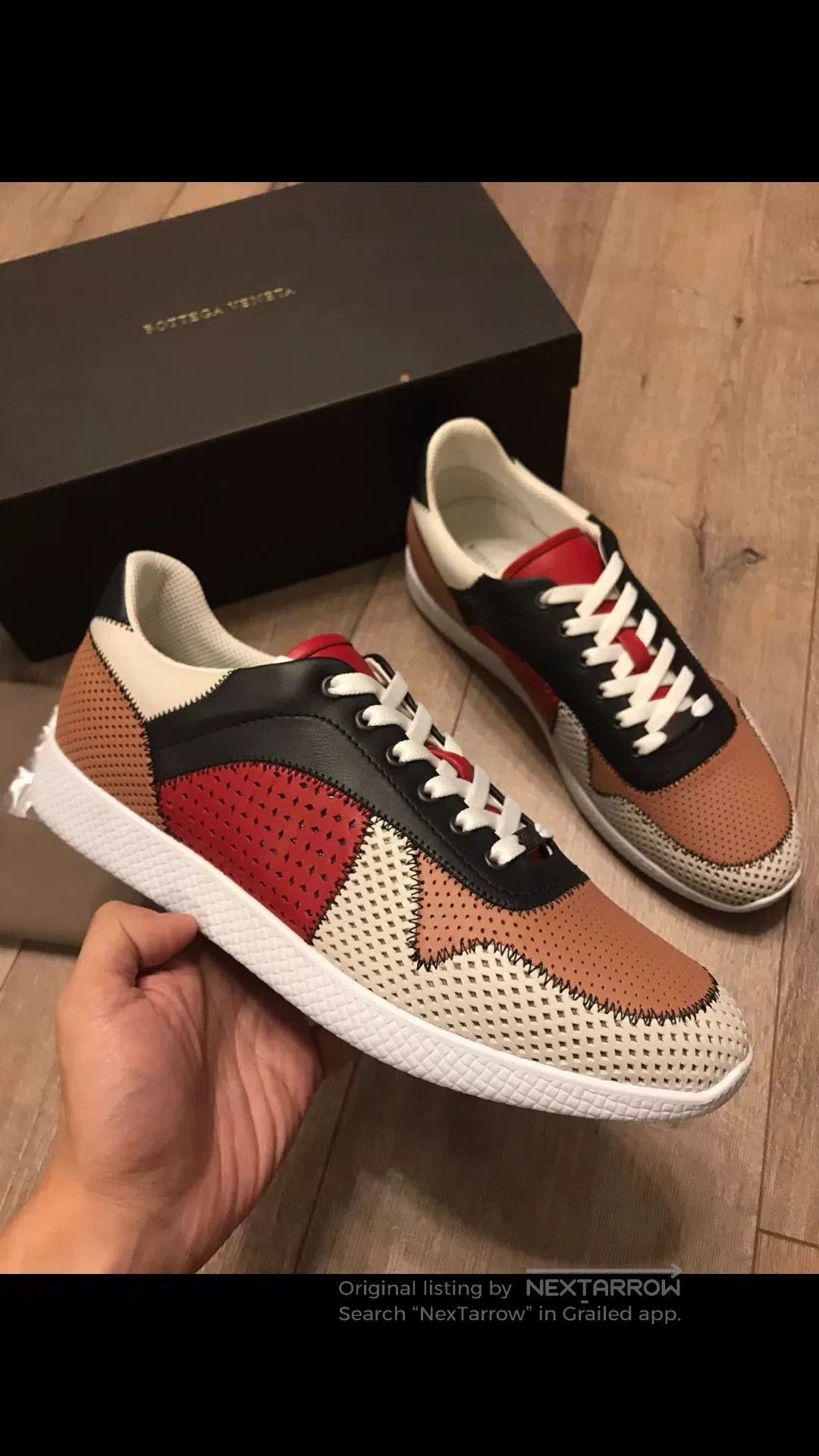Bottega Veneta Bottega Veneta Color-Block Leather Casual Shoes. Size US 8 / EU 41 - 2 Thumbnail