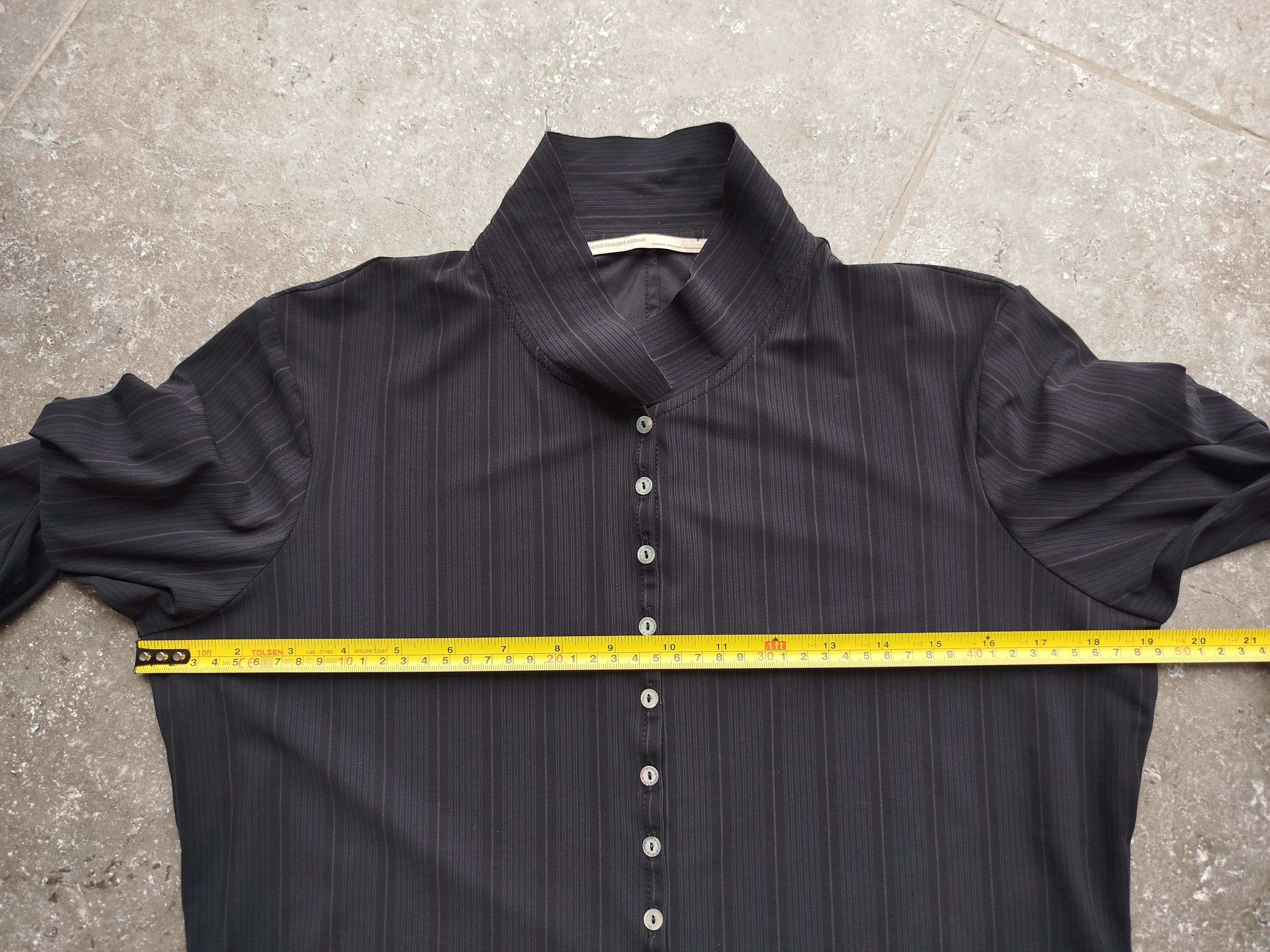 Marithe + Francois Girbaud Shirt Top Striped Button Up Jersey Vintage Y2K Size L Size L / US 10 / IT 46 - 12 Thumbnail