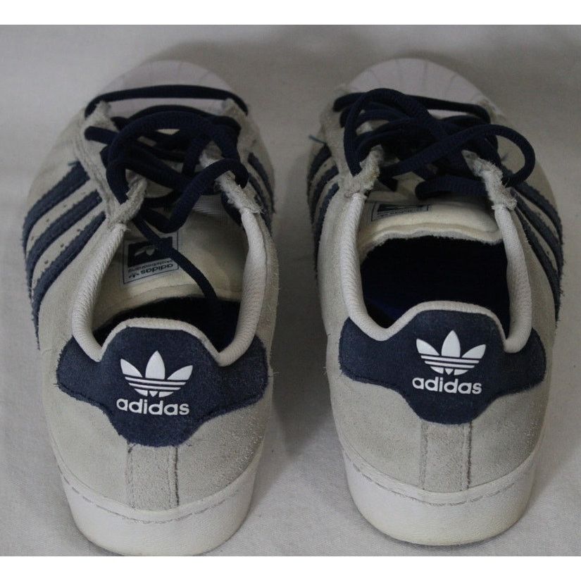 Adidas Adidas Skateboarding Superstar Gray Navy Shell Toe Shoe Size US 6.5 / EU 39-40 - 5 Thumbnail