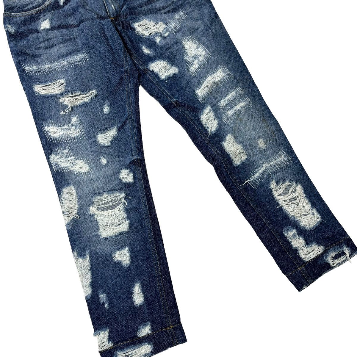 Dolce & Gabbana × If Six Was Nine × Le Grande Bleu (L.G.B.) Dolce & Gabbana Distressed Denim Jeans Size US 32 / EU 48 - 2 Thumbnail