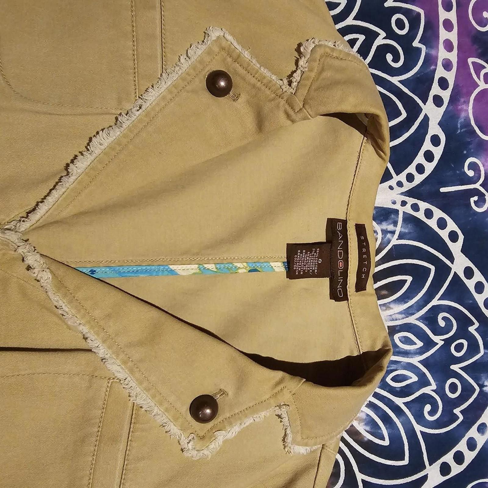 Designer Bandolino Women's Khaki Jacket Size M / US 6-8 / IT 42-44 - 5 Thumbnail