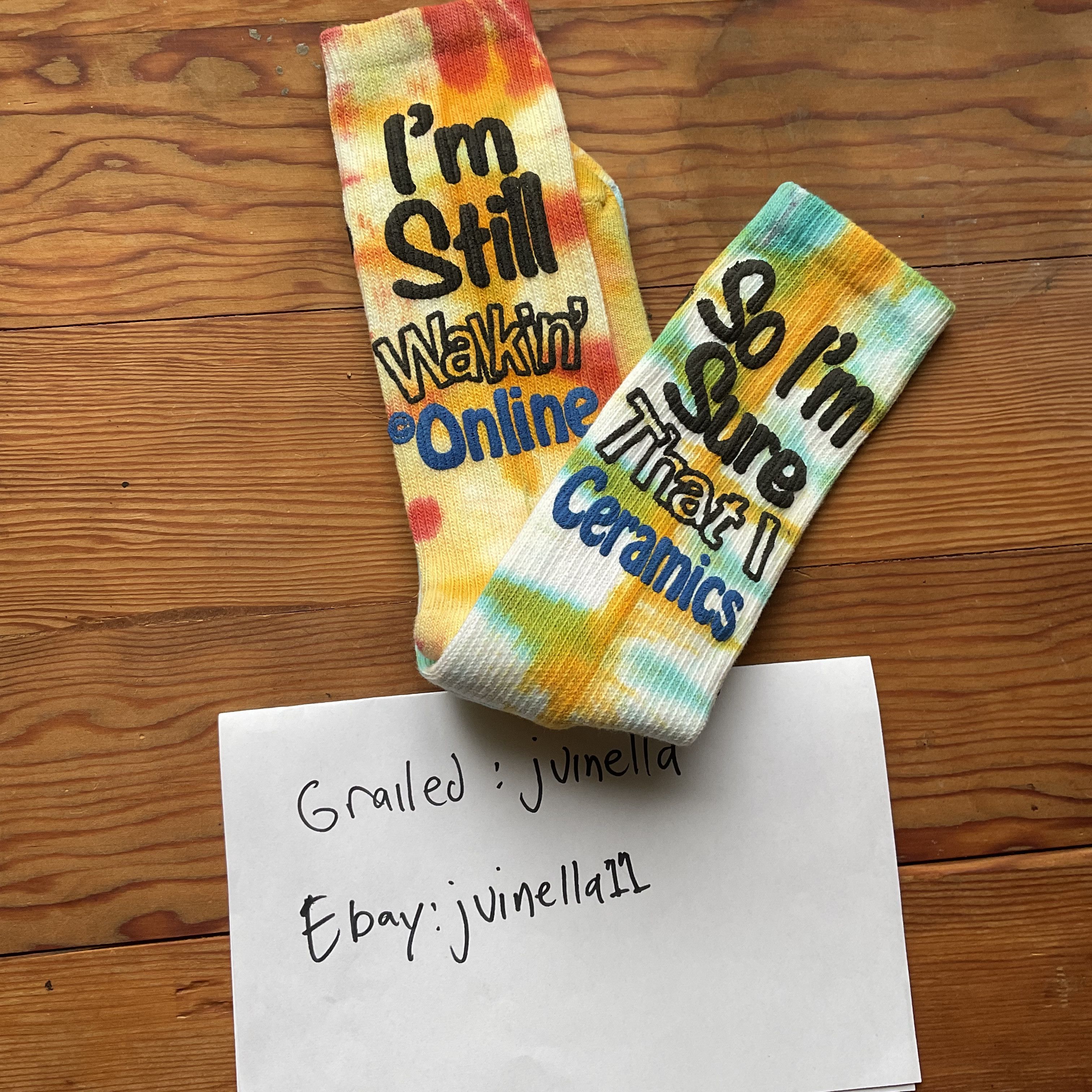 Online Ceramics Online ceramics still dancing socks brand new Size ONE SIZE - 1 Preview