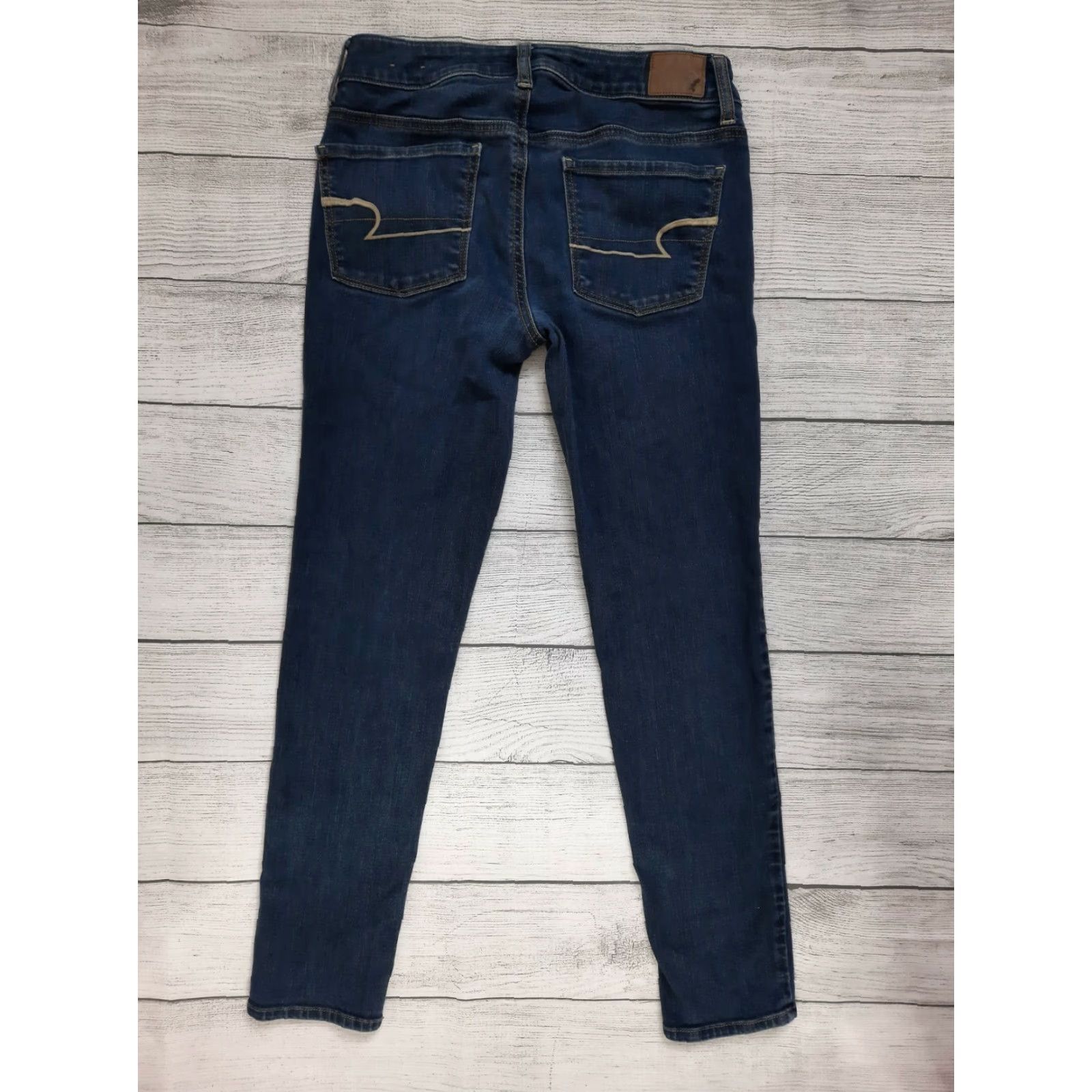 American Eagle Outfitters VINTAGE American Eagle Stretch Denim Skinny Jeans Women's 6 Reg Crop 28x26.5 Size 28" / US 6 / IT 42 - 7 Thumbnail