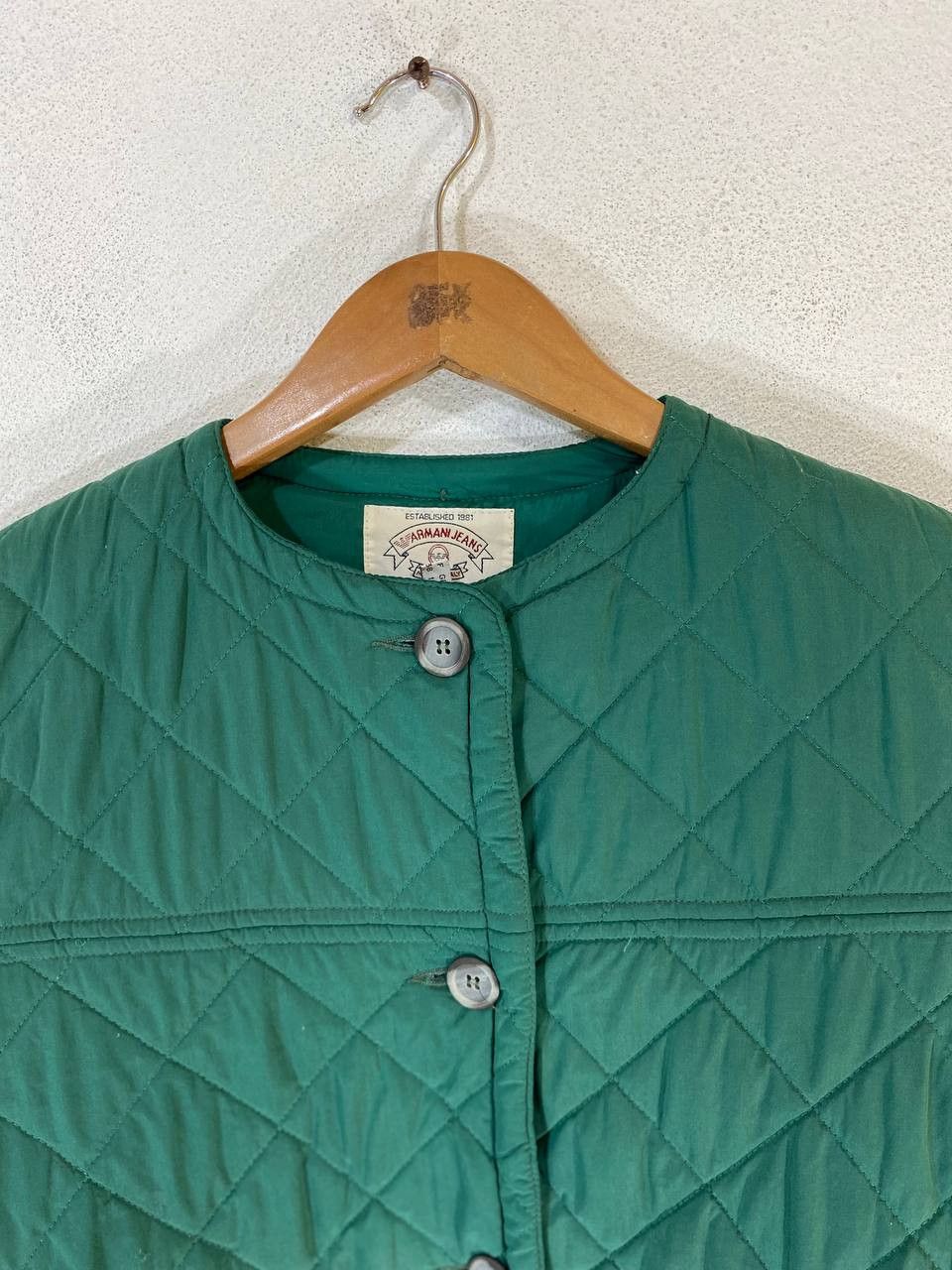Armani vintage armani jeans puffer jacket very nice design Size L / US 10 / IT 46 - 2 Thumbnail