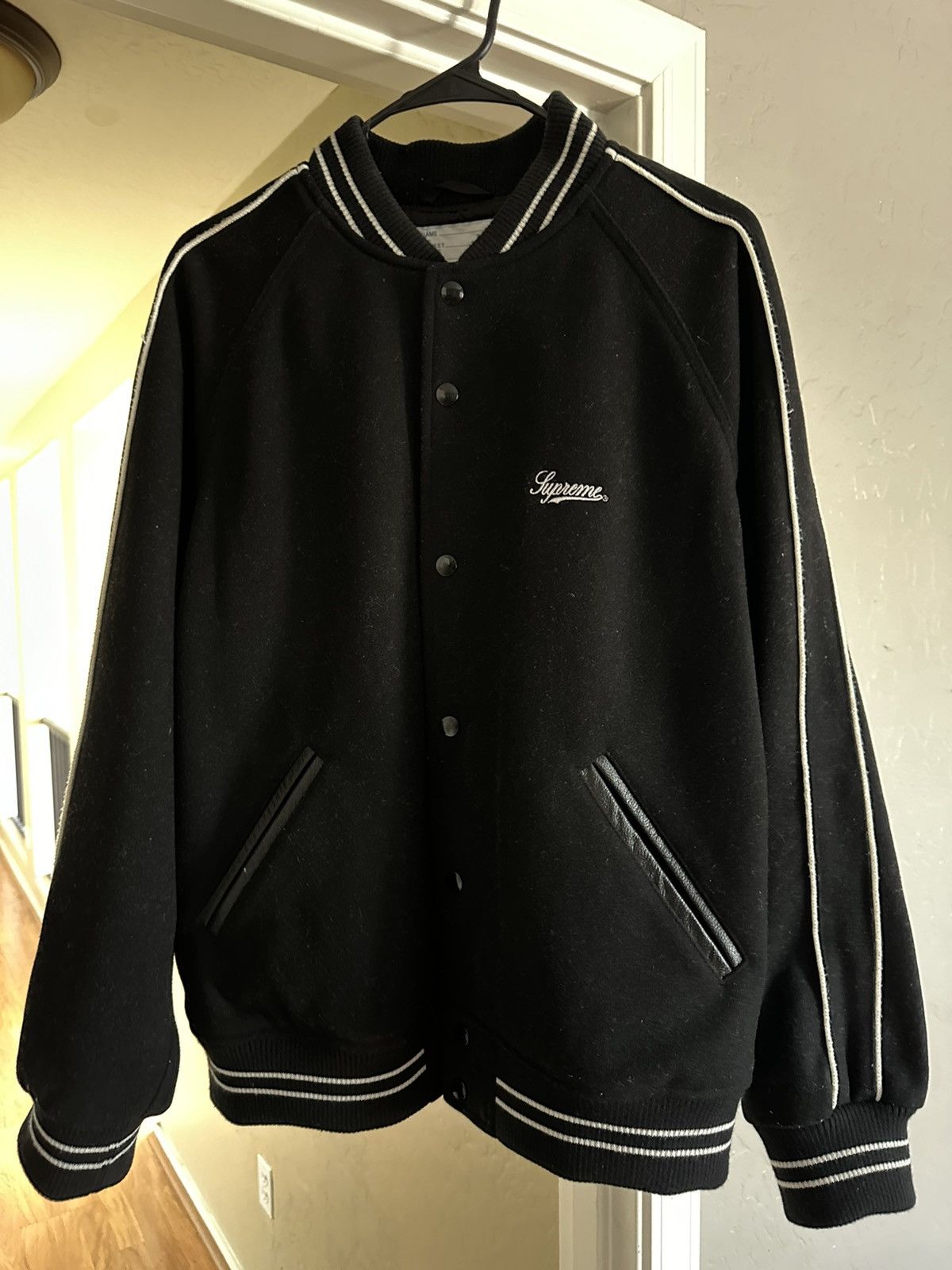 Supreme Supreme Varsity Jacket It’s All Bollocks Size US L / EU 52-54 / 3 - 2 Thumbnail