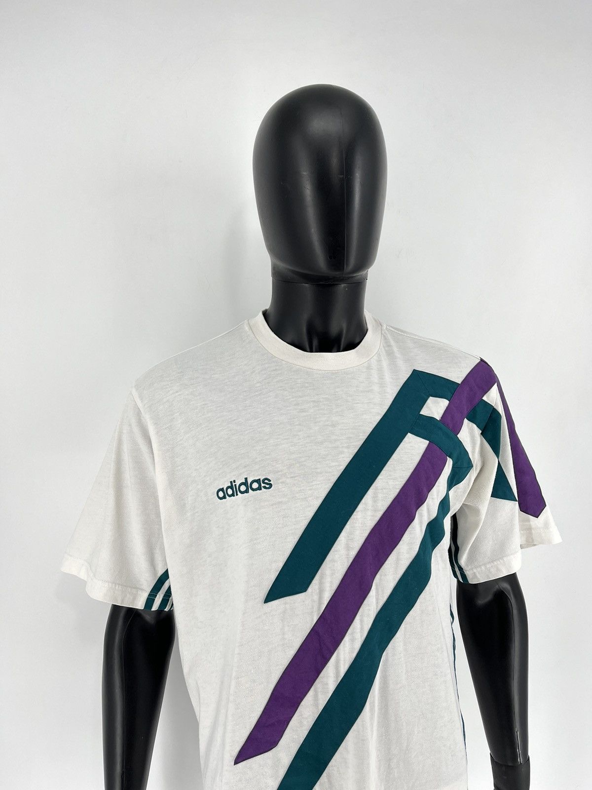 Adidas Vintage 90s Adidas Streetwear Style Travis Style Size US L / EU 52-54 / 3 - 3 Thumbnail