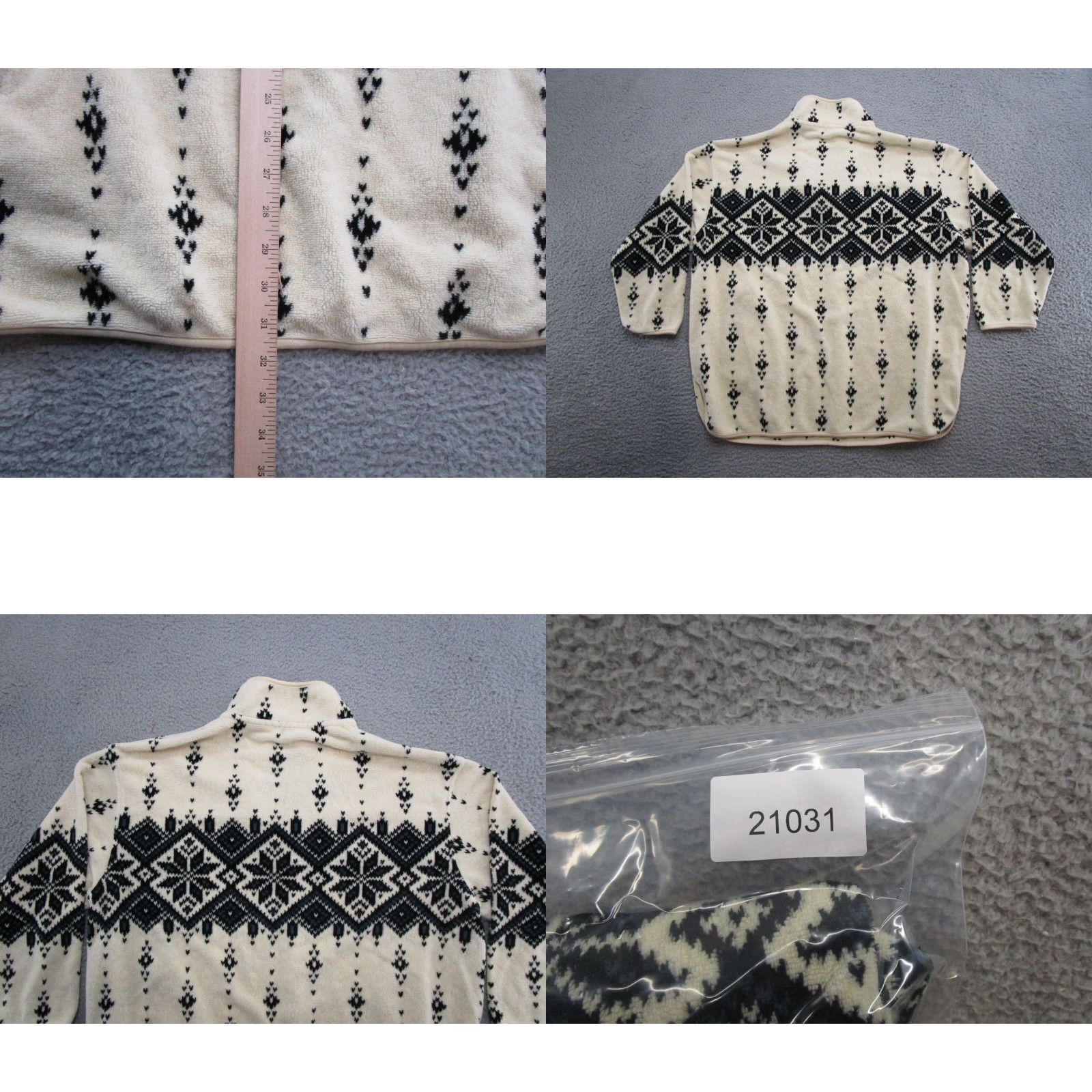 Eddie Bauer Eddie Bauer VTG Y2K Jacket Women’s Nordic Sherpa Fleece Pullover Aztec SZ XL Size XL / US 12-14 / IT 48-50 - 8 Thumbnail