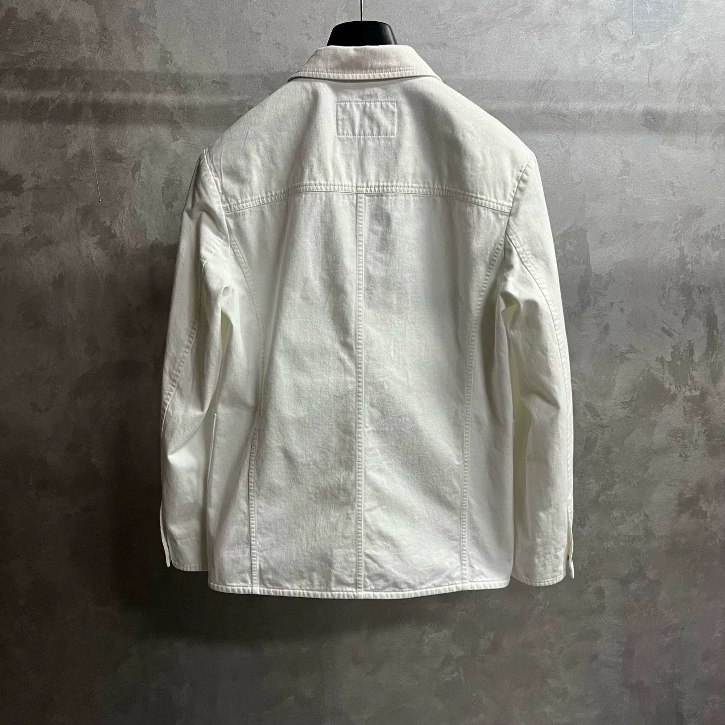 Dior Dior White Lapel Shirt Jacket Size US S / EU 44-46 / 1 - 6 Thumbnail