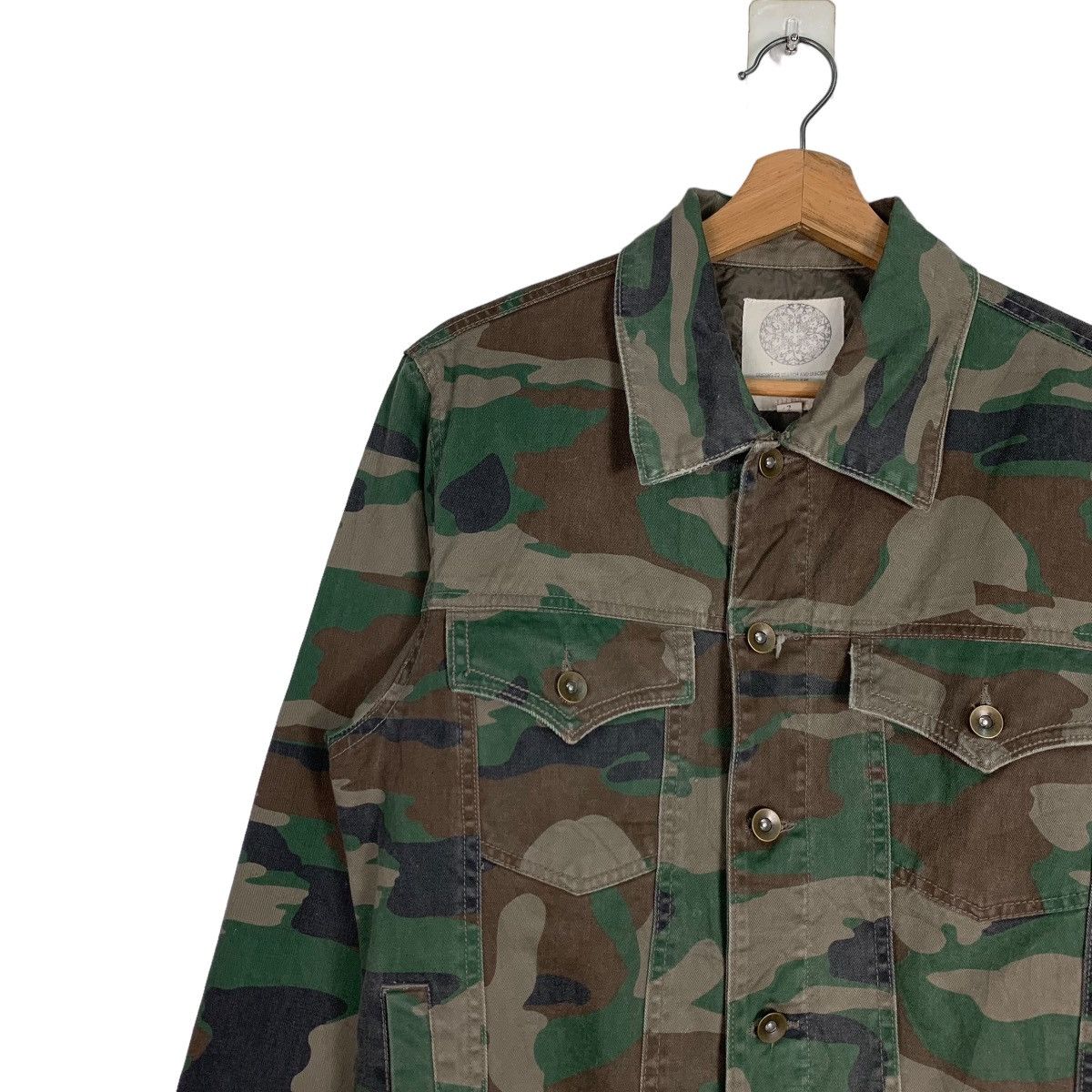 Japanese Brand Army Military Style Camo Type 3 Jacket #0833-C37 Size US S / EU 44-46 / 1 - 6 Thumbnail