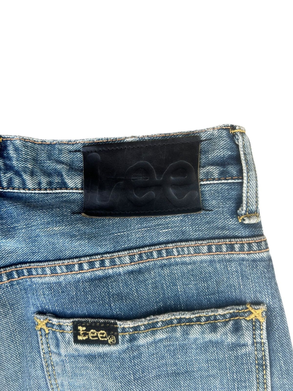 Lee Lee X TMT Japan Distress Embroidery Denim Selvedge Jeans Size US 29 - 17 Thumbnail