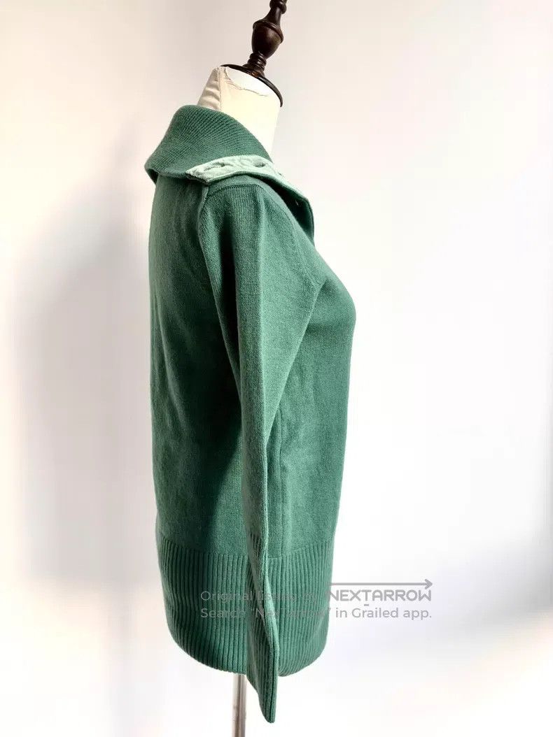 Vivienne Westwood Vivienne Westwood Green and Velvet Long Saturn Button Knit Size L / US 10 / IT 46 - 7 Thumbnail