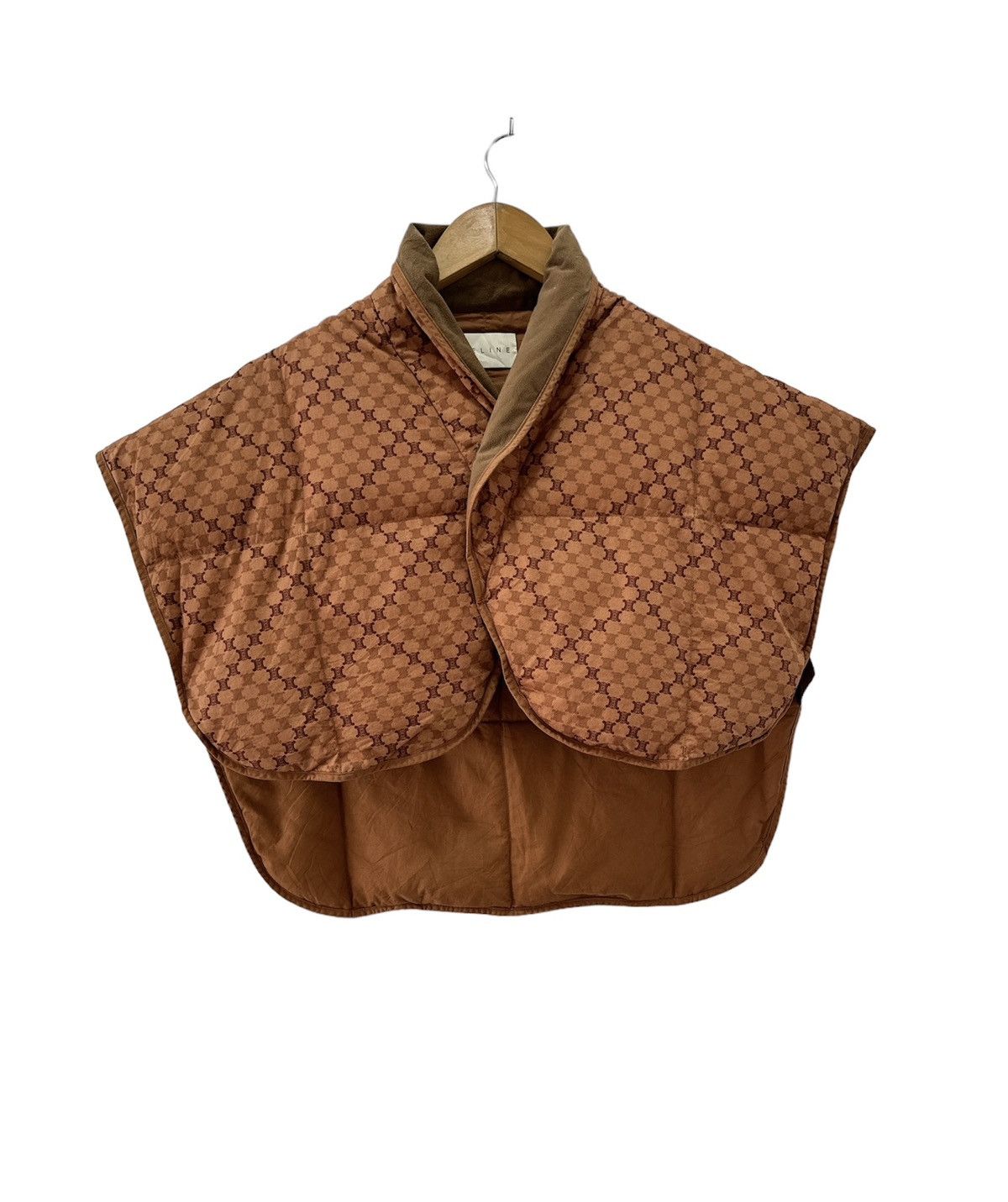 Celine Celine Full Print Monogram Logo Poncho Padded Design Size US M / EU 48-50 / 2 - 1 Thumbnail