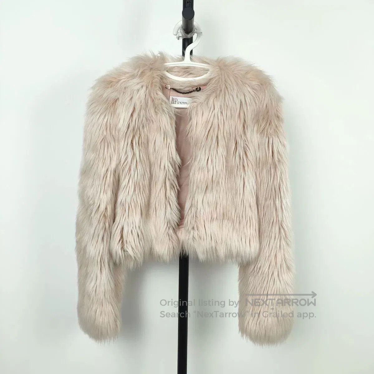 Valentino Valentino Fur Coat Light Pink Size 38. Size S / US 4 / IT 40 - 1 Thumbnail
