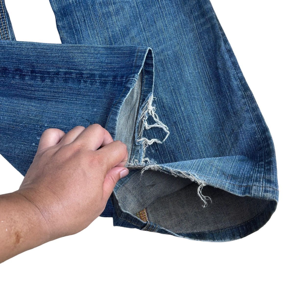 Edwin Edwin X-Vs Ripped Denim Jeans Size US 32 / EU 48 - 13 Thumbnail
