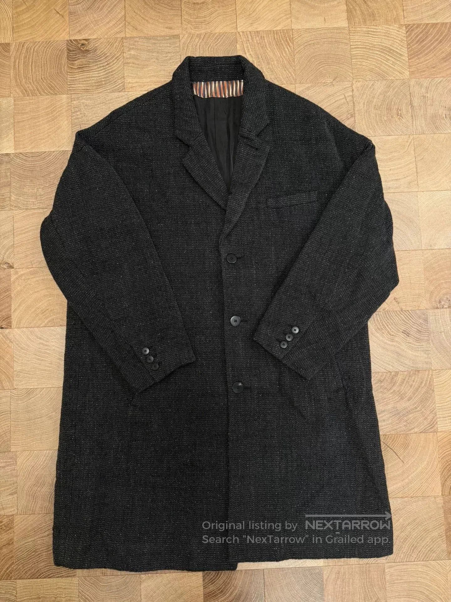 visvim REMI COAT HB TWEED コート Visvim - Remi Herringbone Wool, Linen and Silk-Blend Tweed Coat