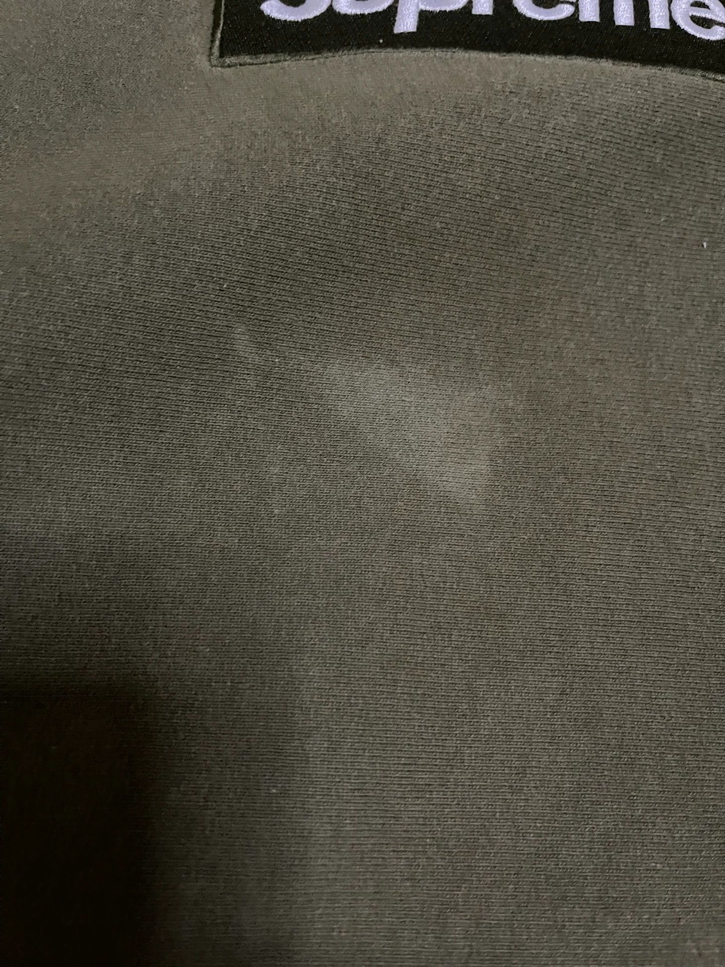 Supreme Supreme FW11 Olive Box Logo Hoodie (2 Fading) 2nd Size US M / EU 48-50 / 2 - 8 Thumbnail