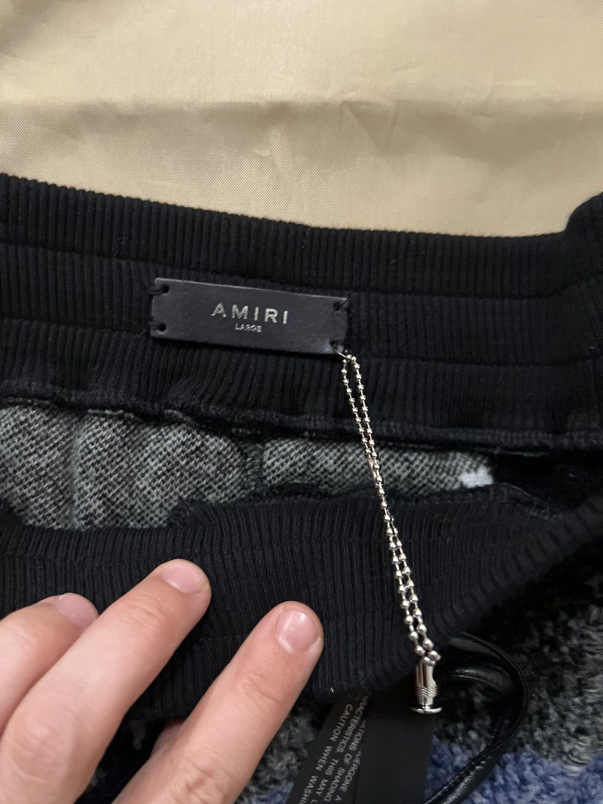 Amiri AMIRI tie-dye textured straight trousers size L $1800 Size US 34 / EU 50 - 4 Thumbnail