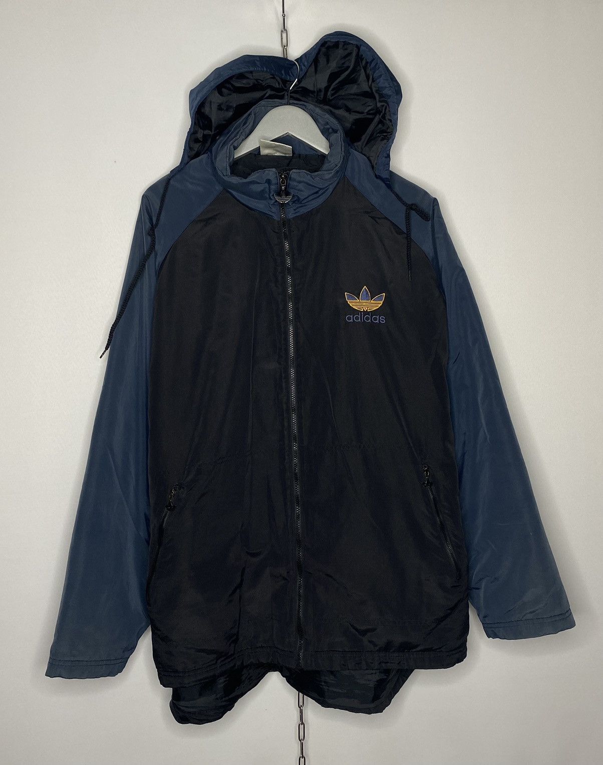 Adidas × Vintage 🚀Vintage Adidas Originals Big Logo Parka Firebird Jacket 🚀 Size US L / EU 52-54 / 3 - 2 Thumbnail
