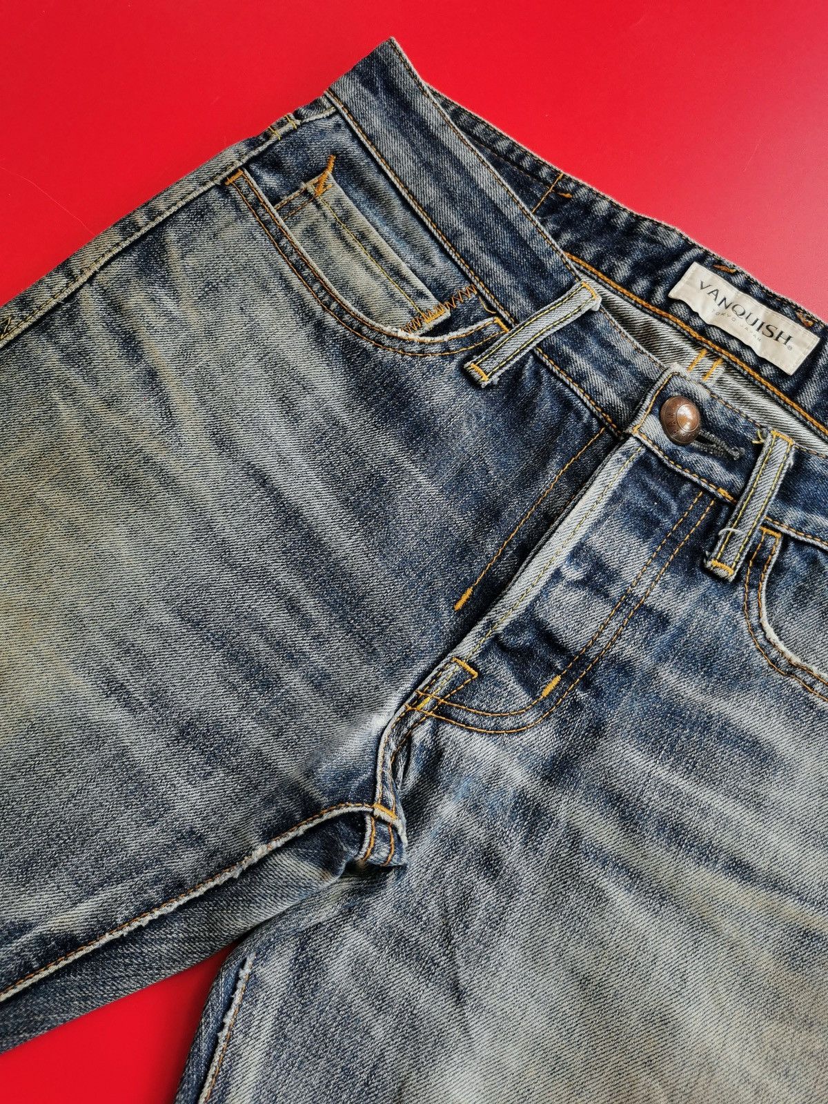 Vanquish Vanquish Bootcut Distressed Jeans Size US 30 / EU 46 - 4 Thumbnail