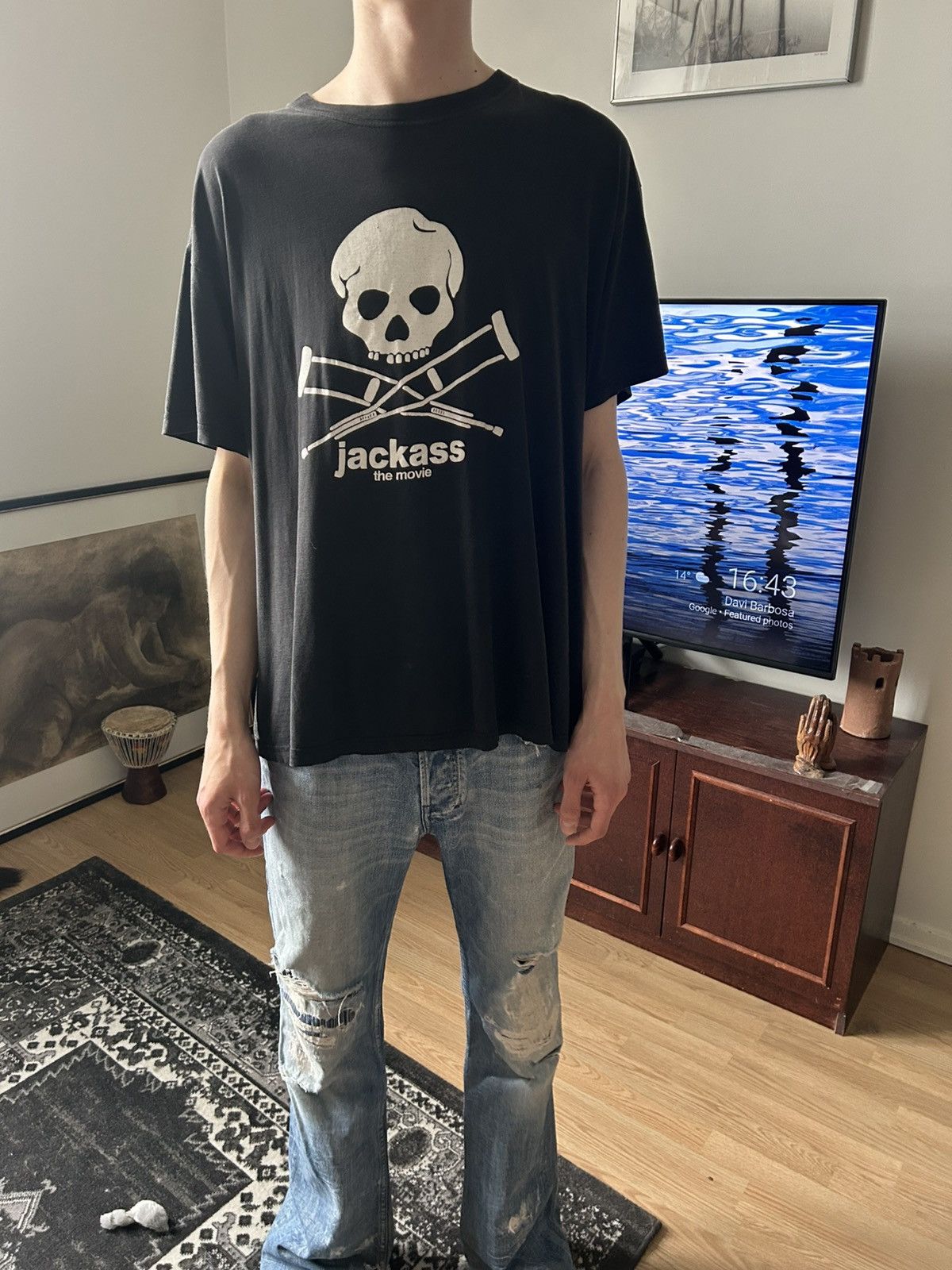 Vintage 2000s Jackass The Movie T-Shirt XL Size US XL / EU 56 / 4 - 7 Thumbnail