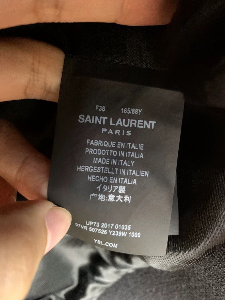 Saint Laurent Paris Saint Laurent Paris Embroidered baseball jersey-2506 Size US S / EU 44-46 / 1 - 6 Thumbnail